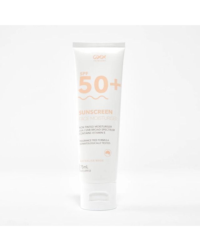 OXX Skincare SPF 50+ Face Moisturiser and Sunscreen 75ml - Vitam