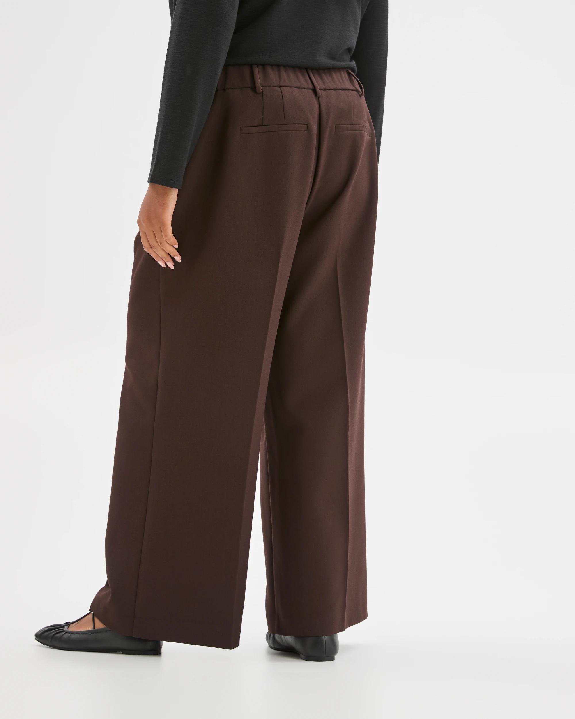 5 Target Curve Plus Size Wide Leg Pants BRUNETTE, 5 of 6