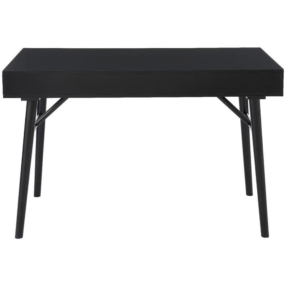 10 Nusa Rattan 1200mm 2 Drawer Desk Black Desks, Tables and Workstations, 10 of 10