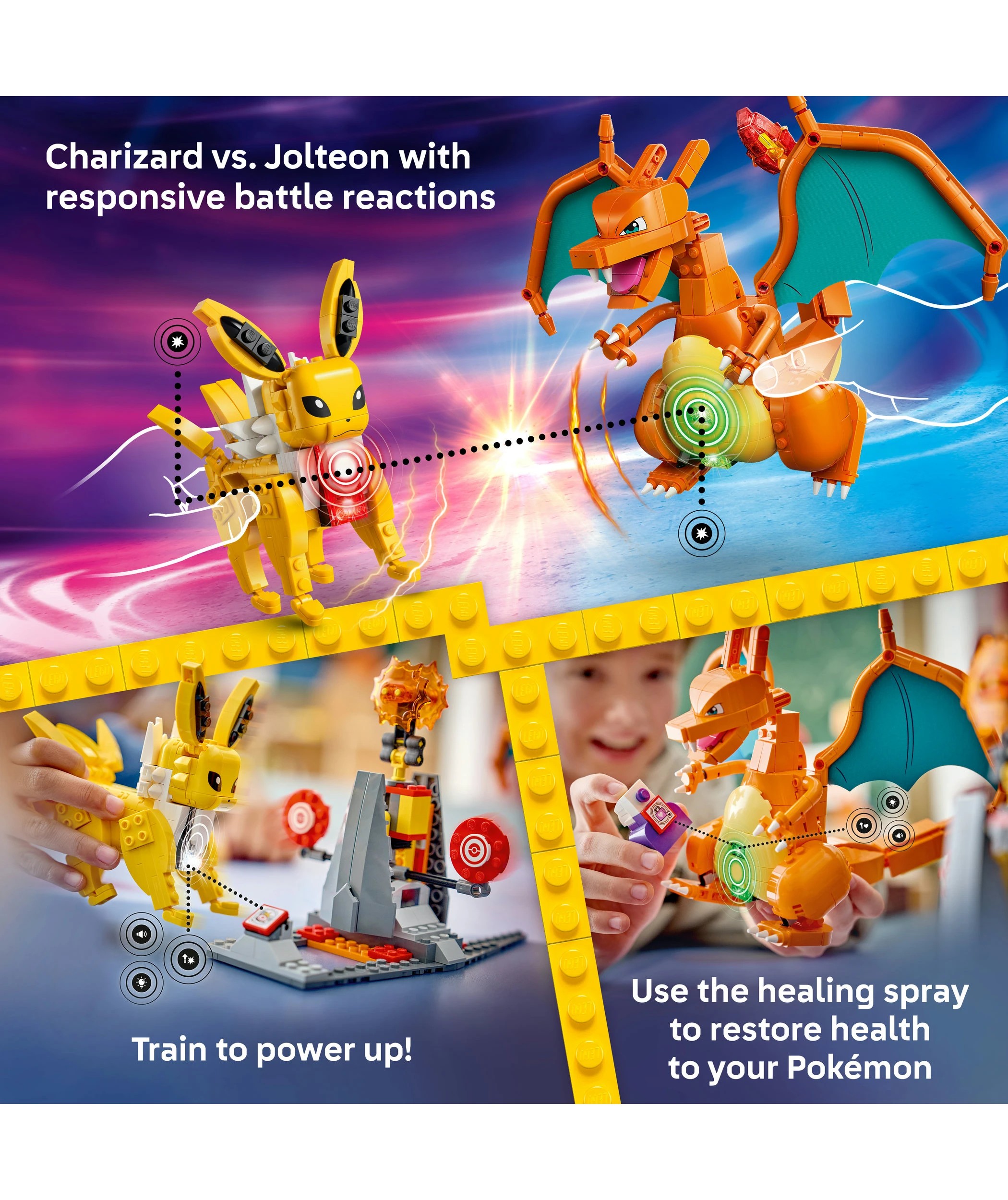 7 LEGO Pokemon SMART Play: Charizard vs. Jolteon Ultimate Battle 72167, 7 of 11