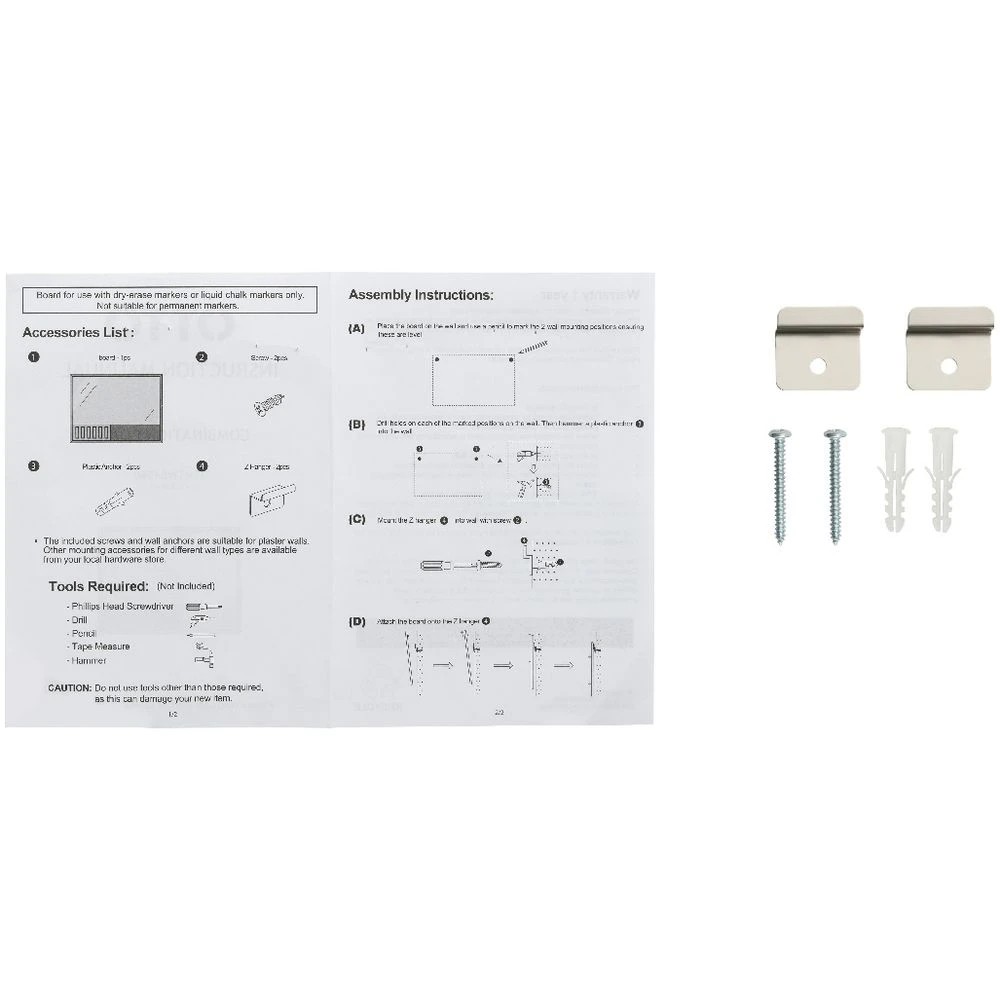 7 Otto Dry-Erase Combination Board 400 x 600mm, 7 of 8