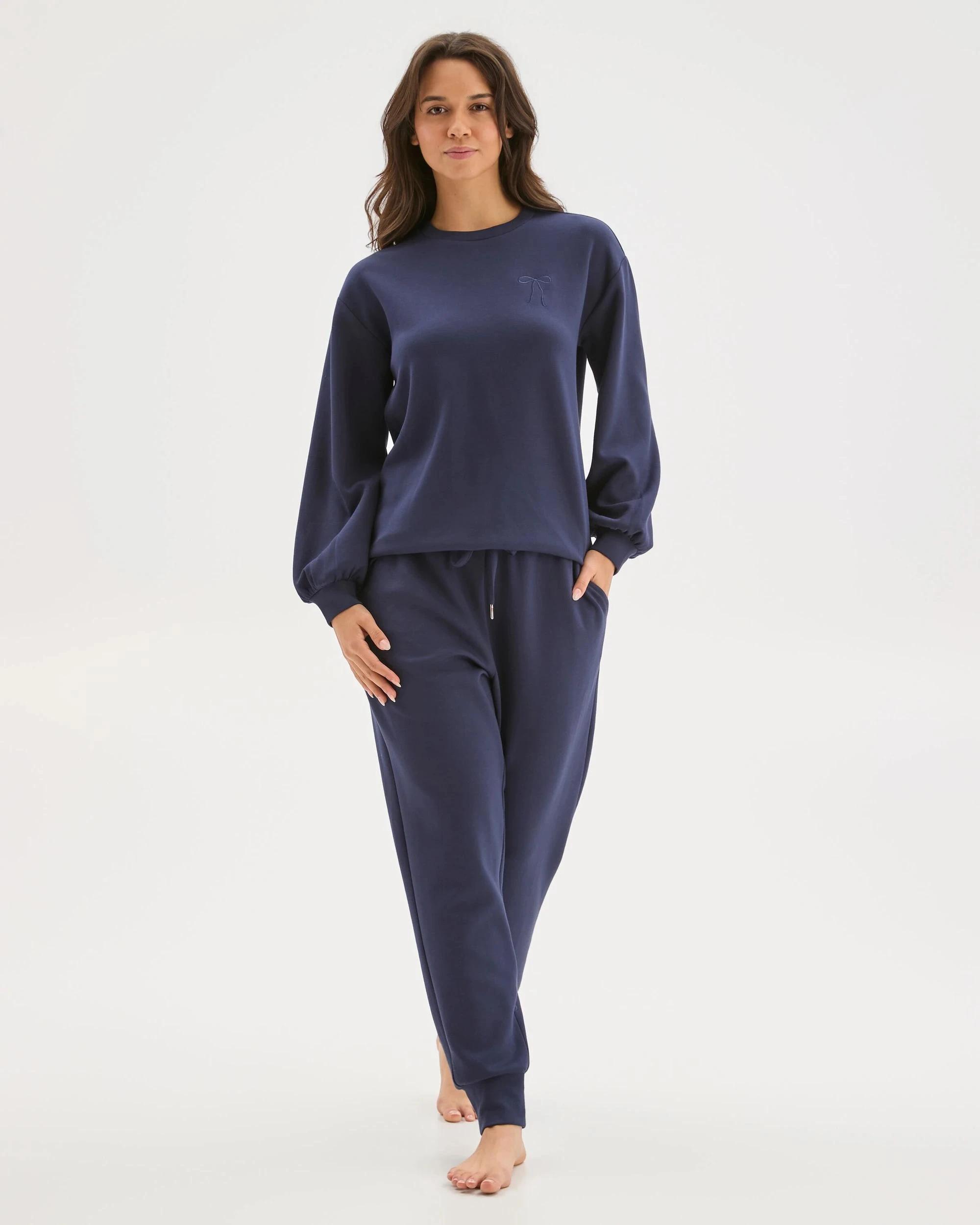 1 Target Woman Modal Blend Sleep Jogger Pants NAVY BLUE, 1 of 10