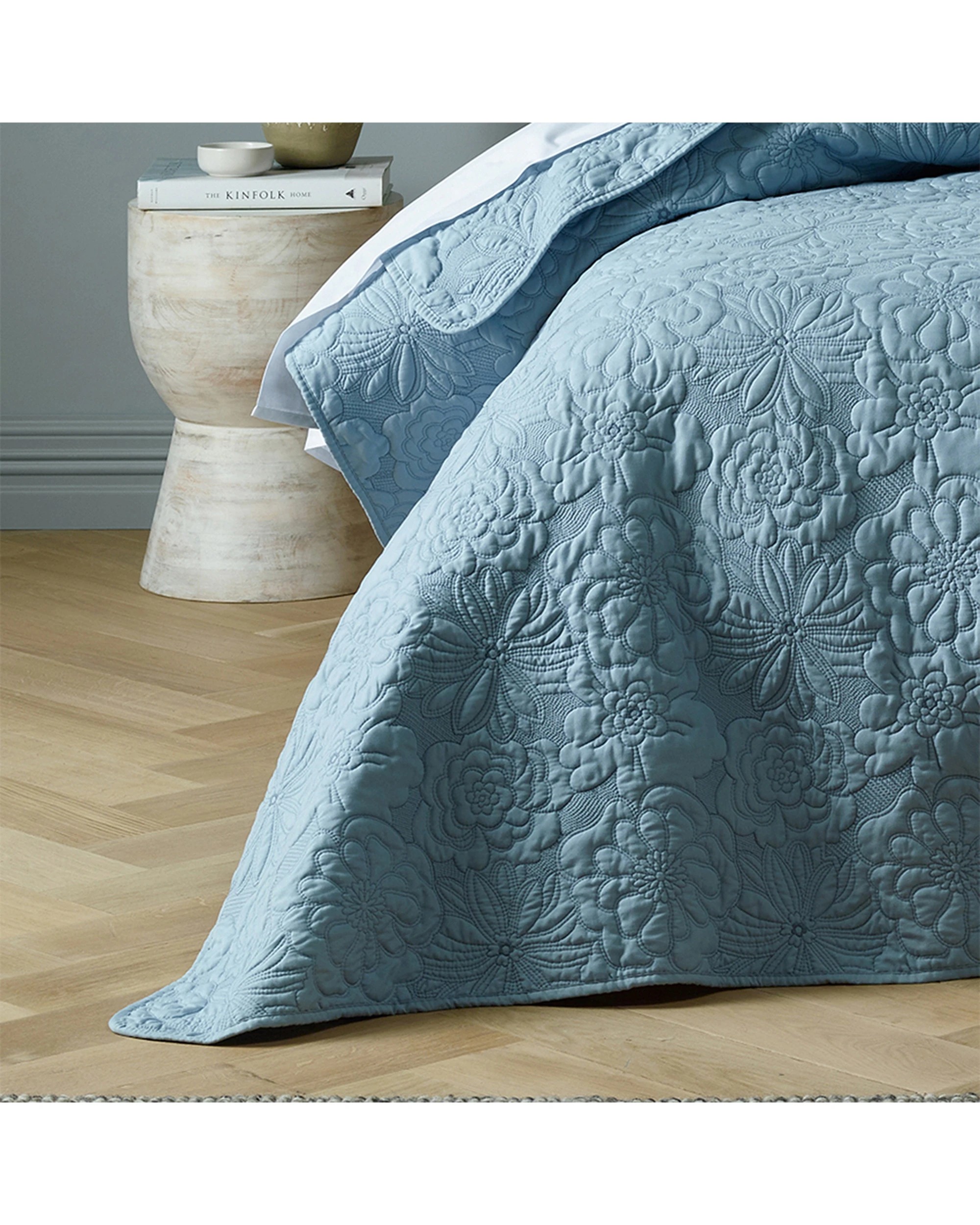 3 Bianca Sabrina Bedspread Provincial - King Bed - Blue, 3 of 3