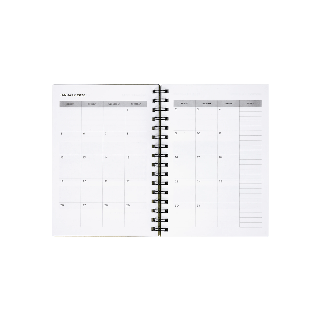 4 A5 Student Diary - Black, 4 of 9