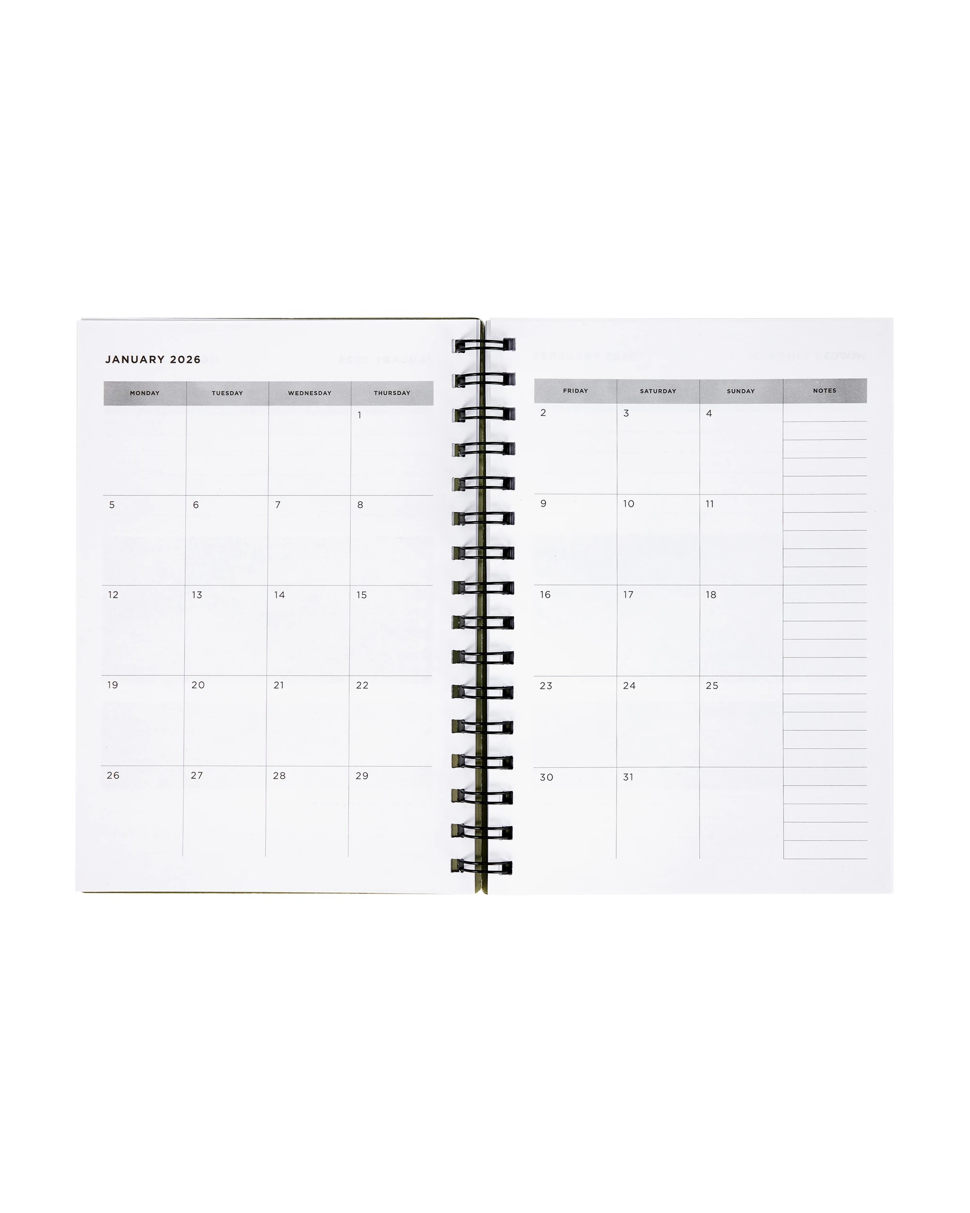 4 A5 Student Diary - Black, 4 of 9