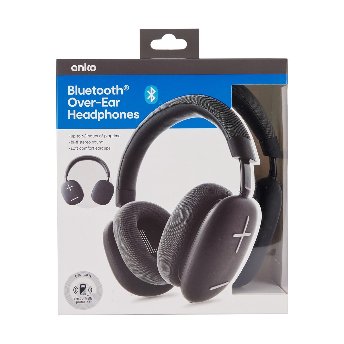 9 Bluetooth Rectangle Headphones - Black, 9 of 10
