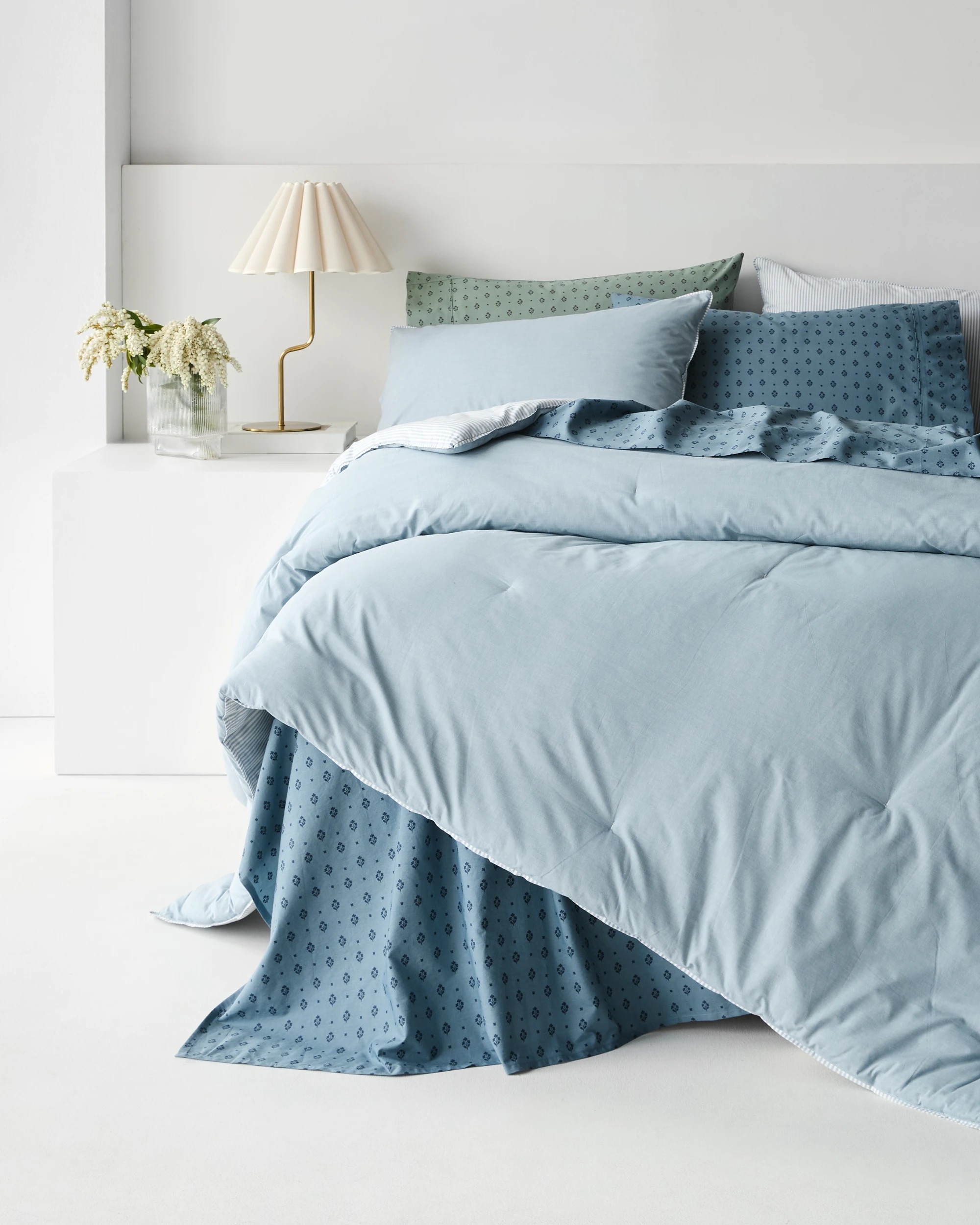 2 Target Hampton Comforter Set - Double Bed - Blue, 2 of 9