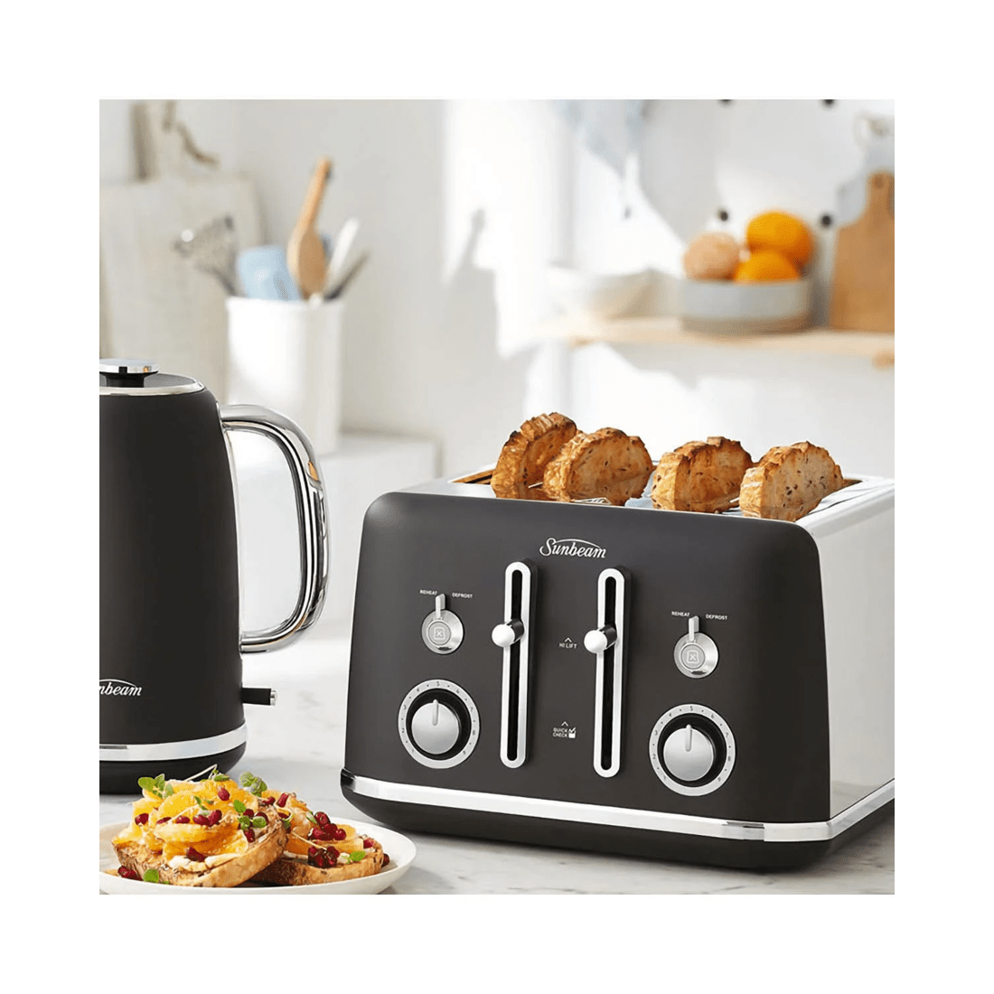 3 Sunbeam Alinea Collection 4 Slice Toaster - Dark Canyon, 3 of 5