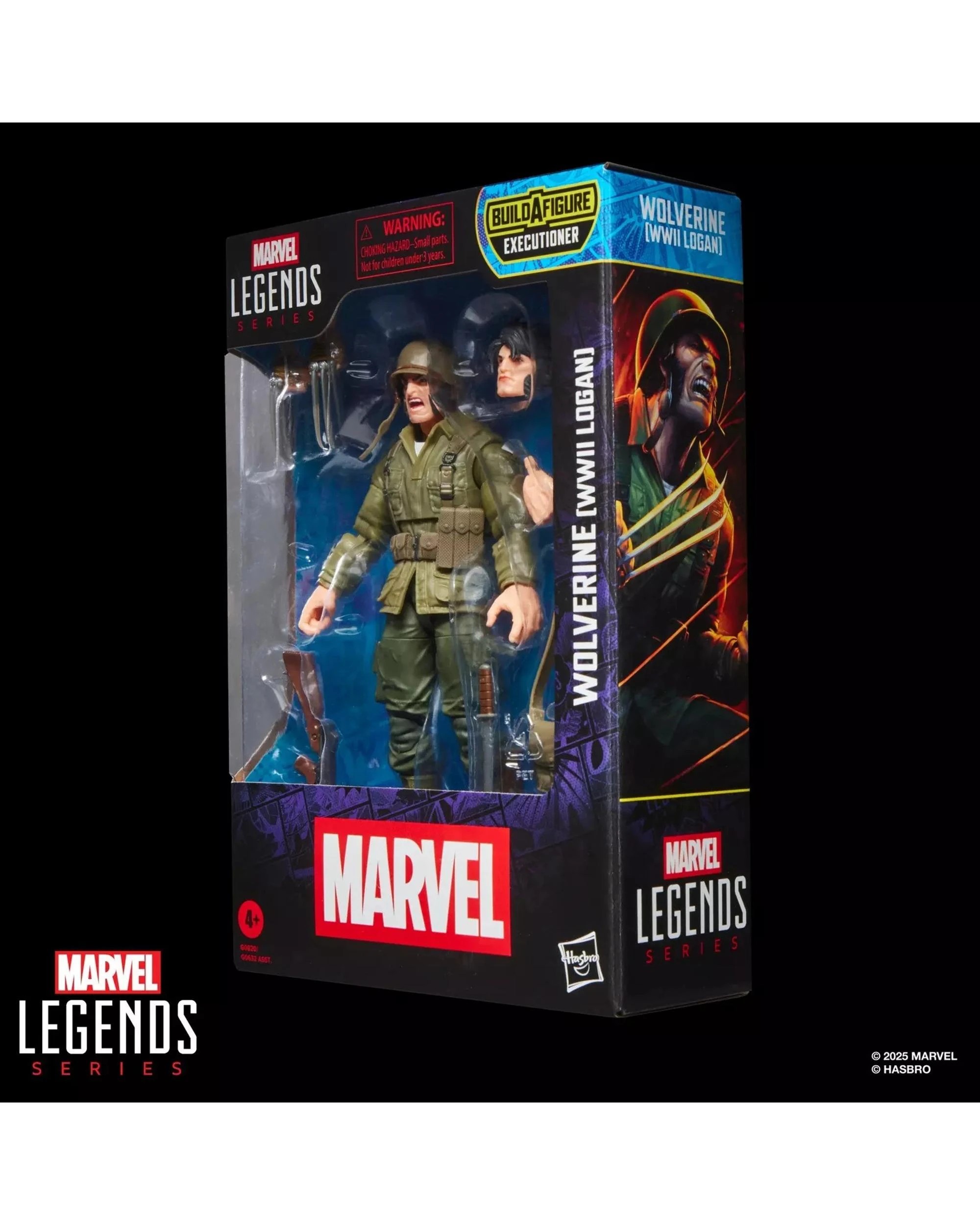 9 Marvel Legends Series Wolverine WWII Logan Build-A-Fig Action Figure, 9 of 10