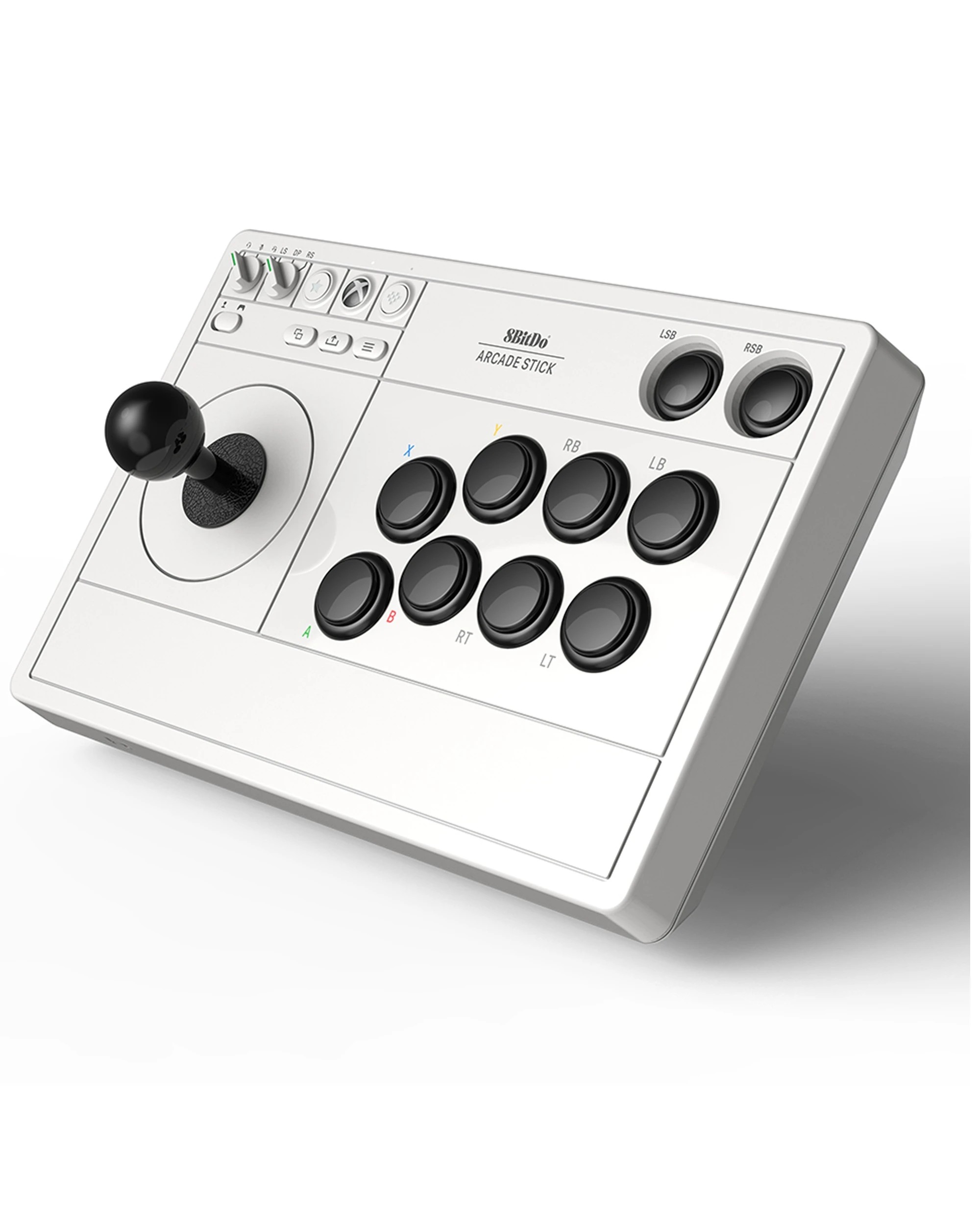 2 8bitdo Arcade Stick Wired Wireless Controller For Xbox Windows White Edition - White, 2 of 6
