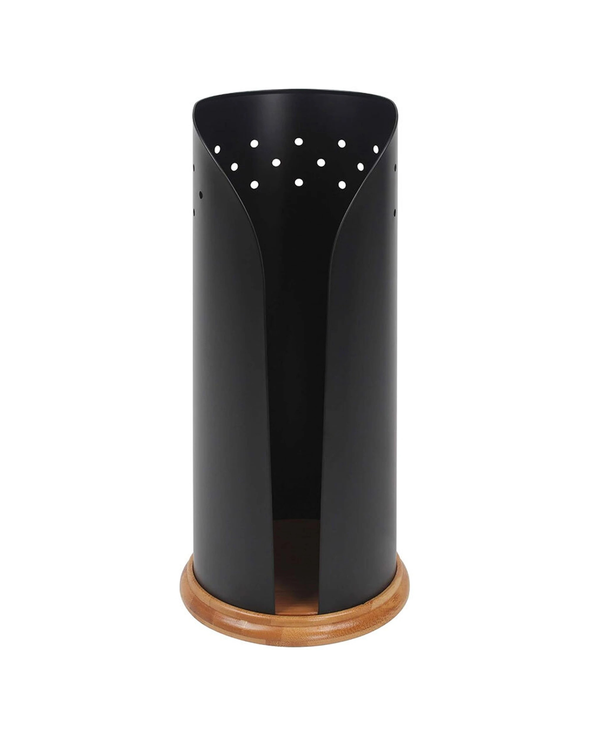 3 Eco Basics Stainless Steel Toilet Roll Dispenser Holder - Bathroom Storage
 - Black, 3 of 6