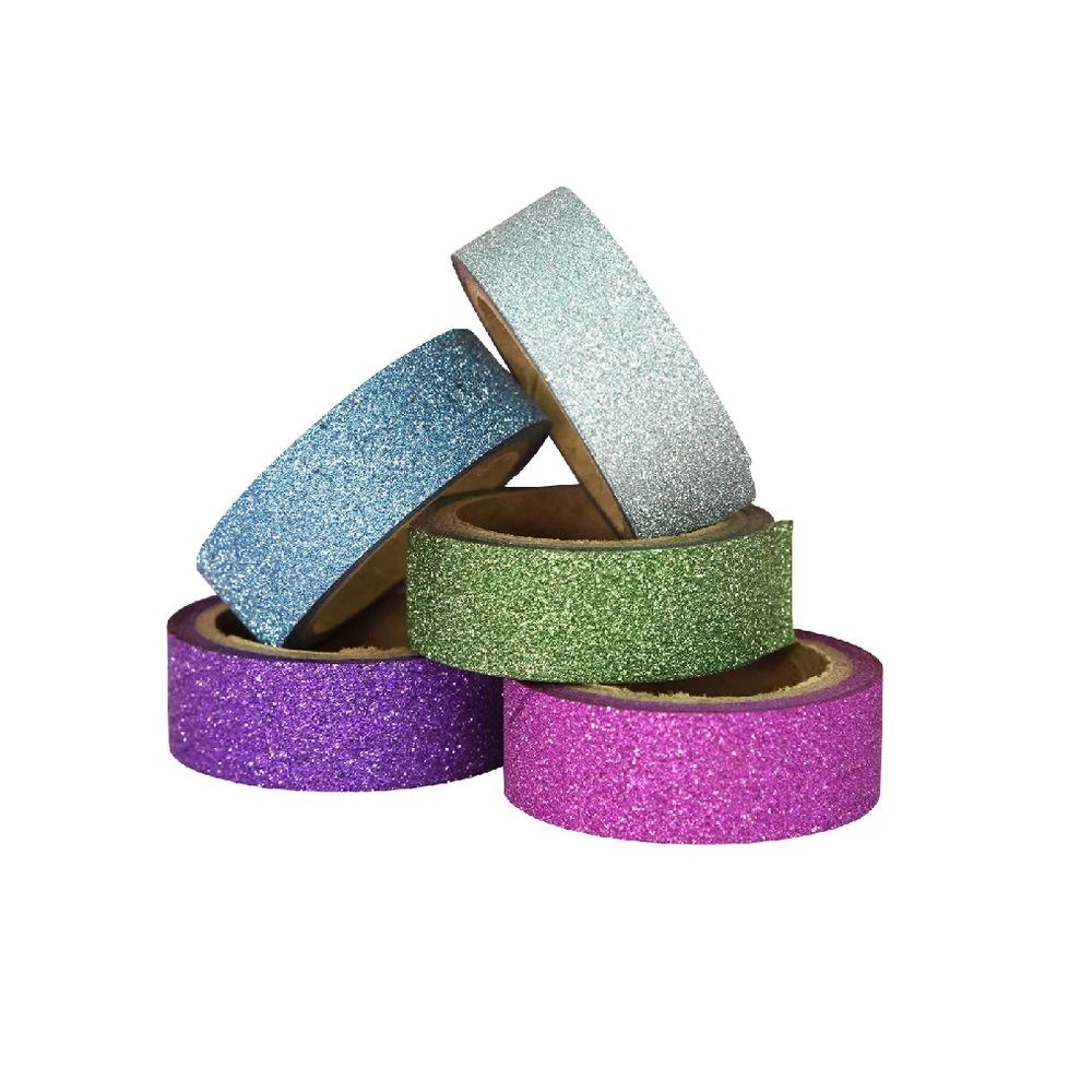 2 X-Press It Glitter Tape 12mm x 3m Mermaid 5 Pack, 2 of 3