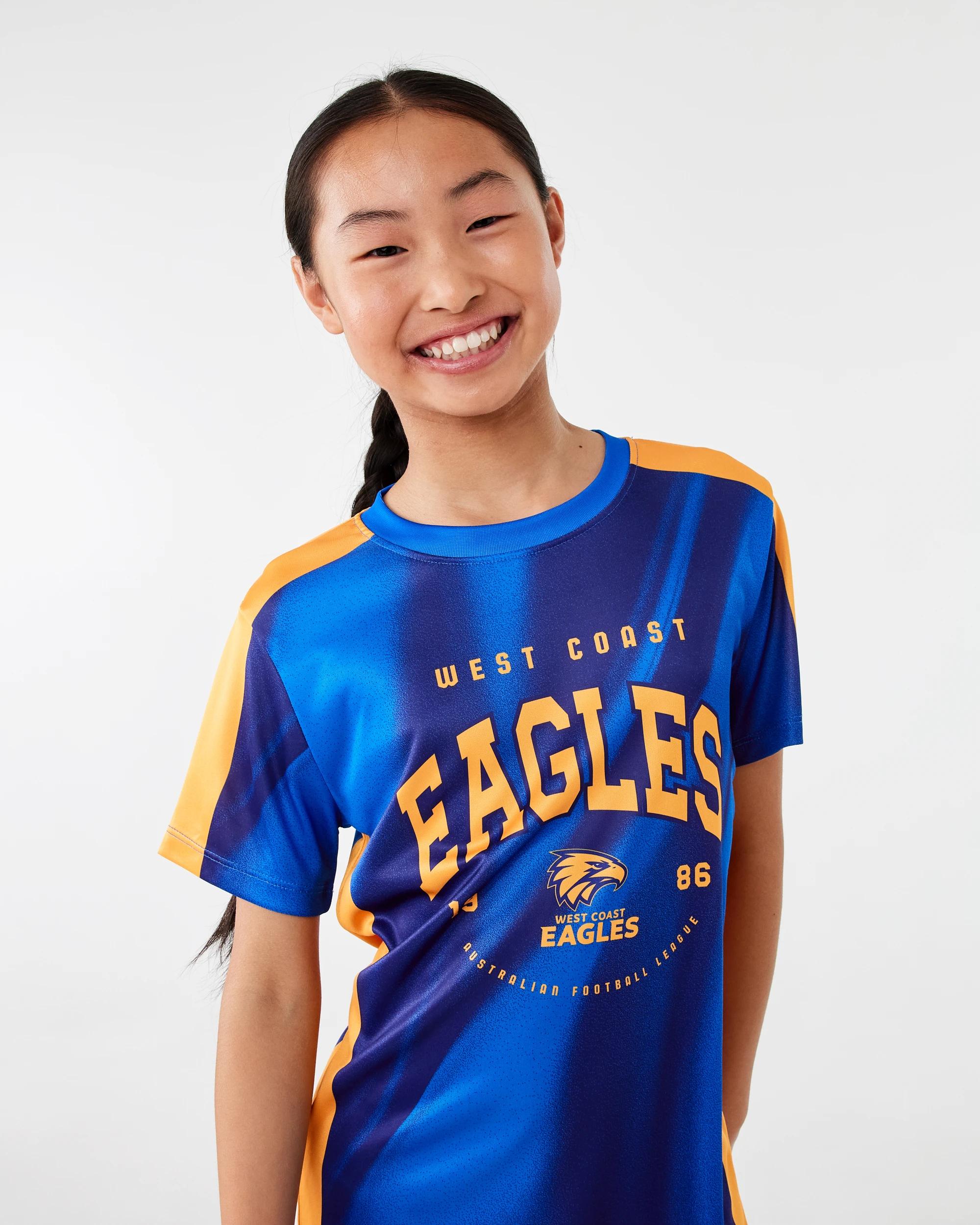 4 Official AFL Youth Training T-shirt West Coast, 4 of 8