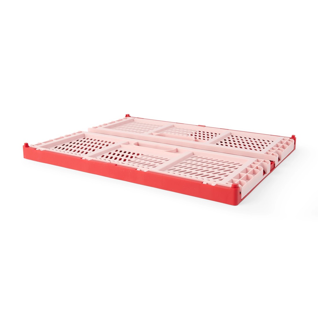 7 30L Collapsible Crate - Large, Red, 7 of 8