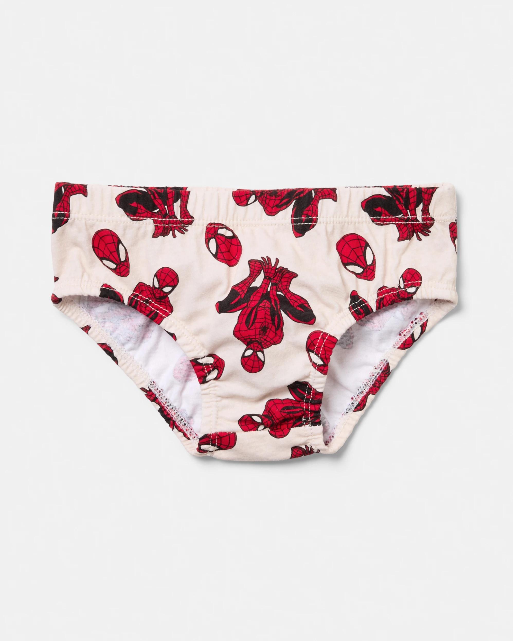 5 4 Pack Spider-Man License Briefs Spiderman, 5 of 7