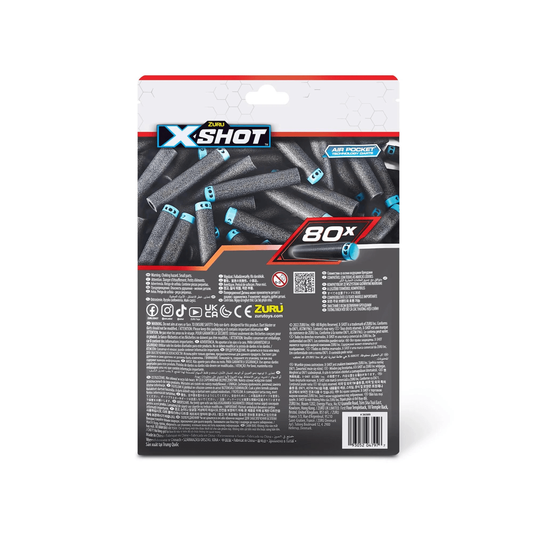 5 XSHOT Excel Darts Refill Pack (200 Darts) by ZURU - Grey, 5 of 8