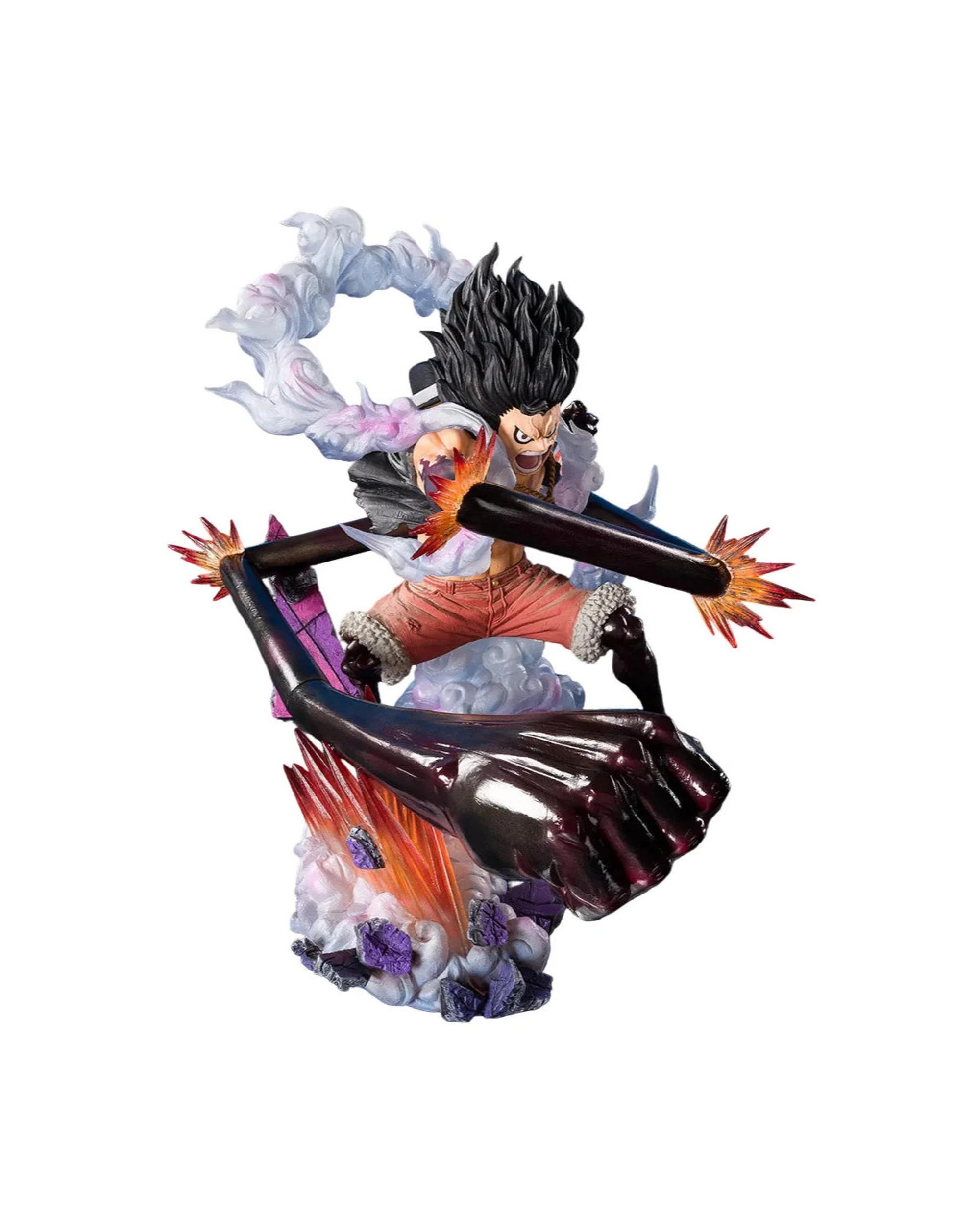 3 Tamashii Nations FiguartsZero Extra Battle One Piece Monkey D Luffy Gear 4 Snake Man Ohja Figure, 3 of 4