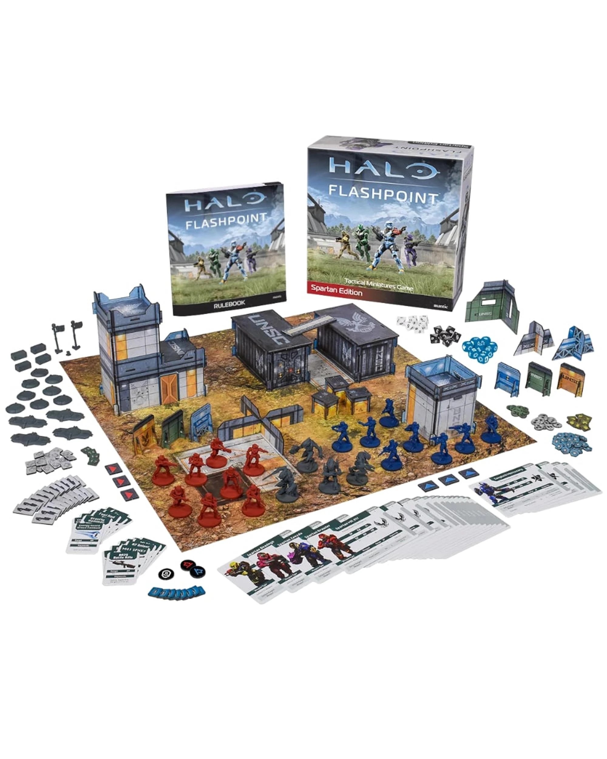 2 Halo Flashpoint Tactical Miniatures Game Spartan Edition Starter Set, 2 of 2