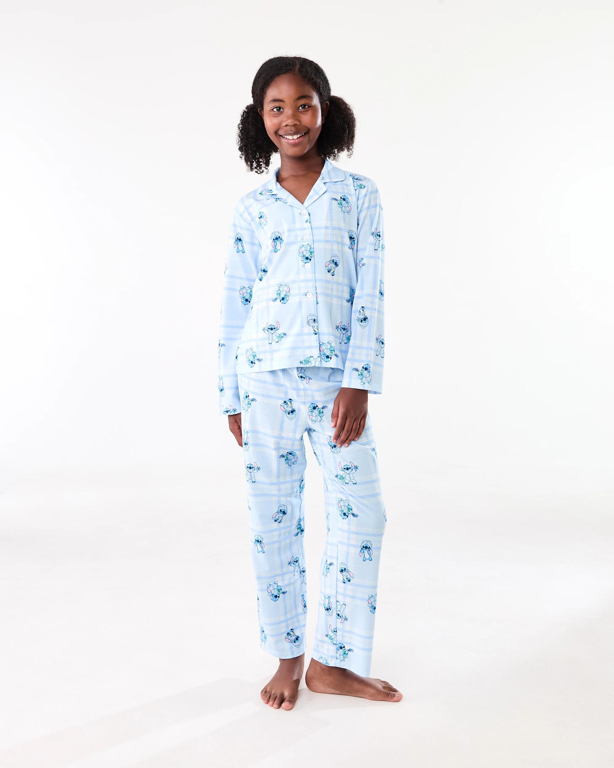 1 Disney Lilo & Stitch License Button Down Pyjama Set Stitch, 1 of 7
