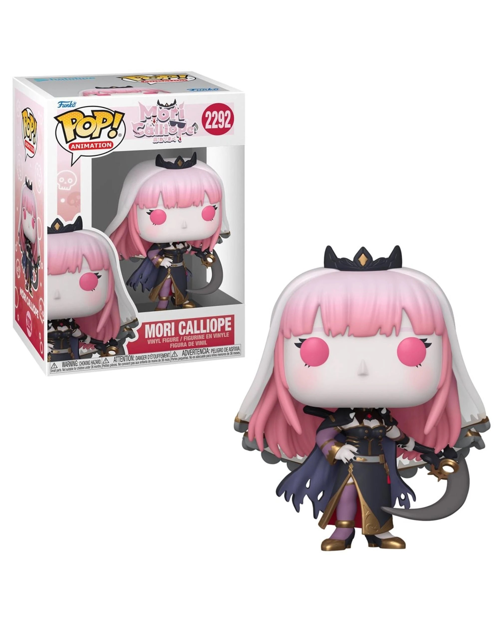 1 Hololive Mori Calliope Funko POP! Vinyl, 1 of 3