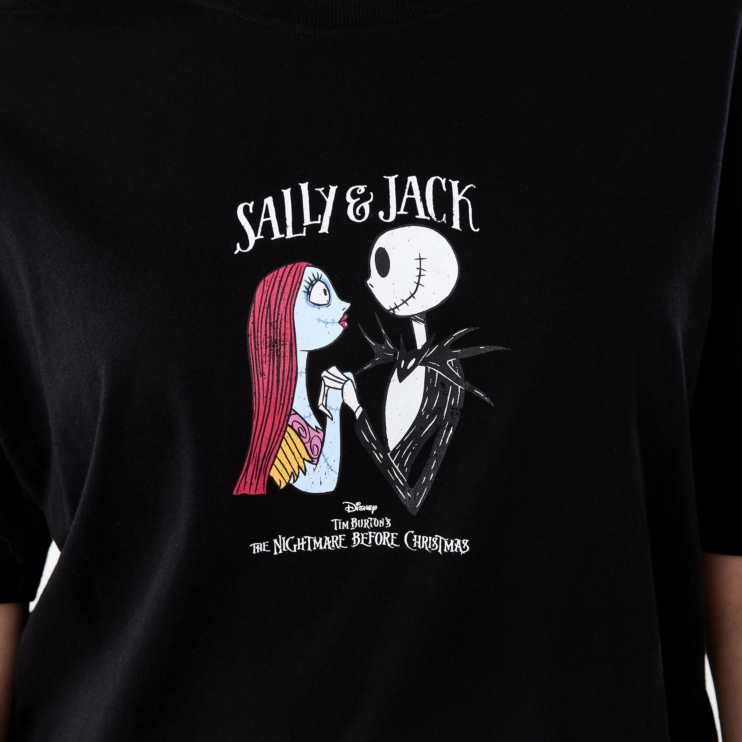 5 The Nightmare Before Christmas License Halloween Short Sleeve T-shirt NIGHTMARE BLACK, 5 of 6