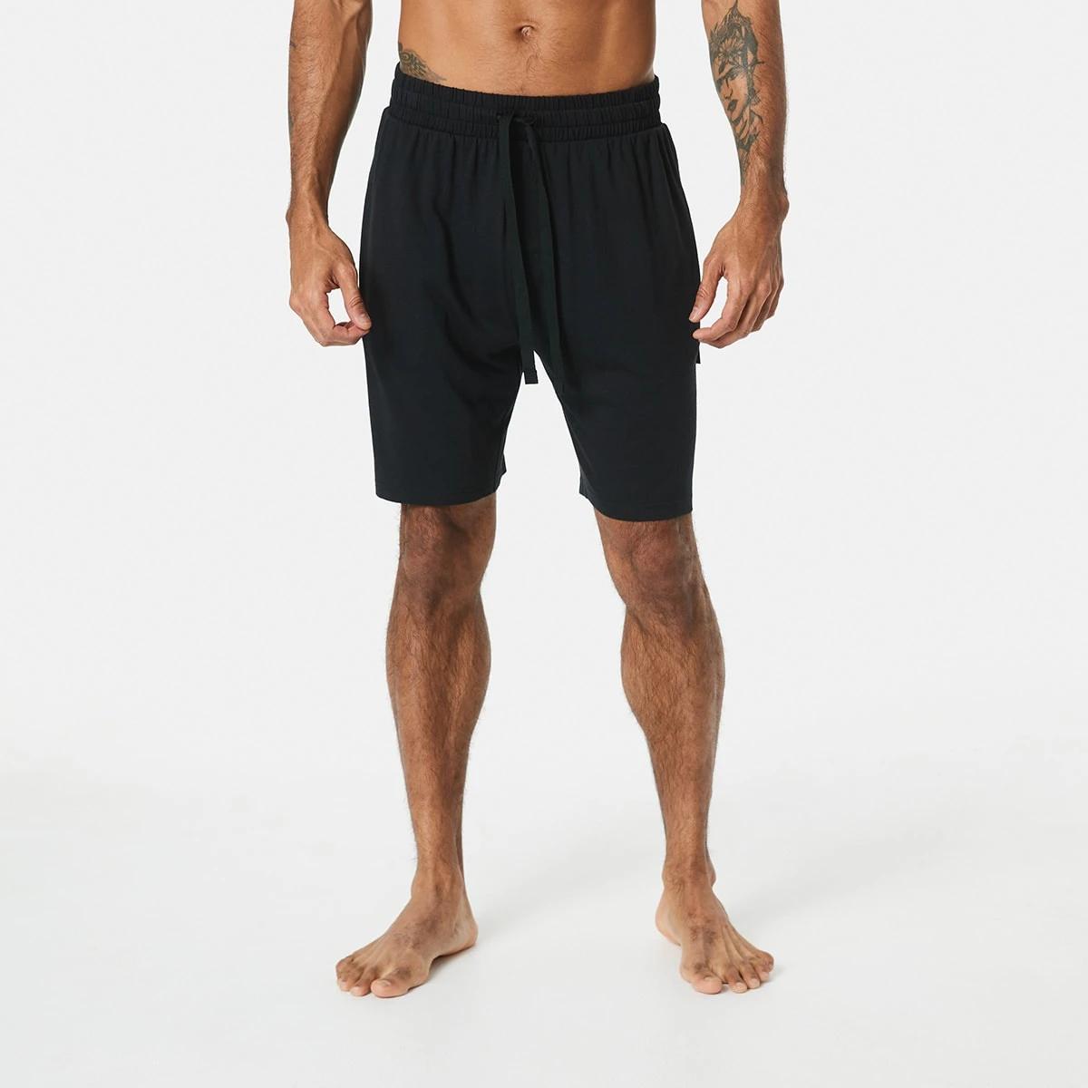 6 Modal Blend Sleep Shorts Black, 6 of 6
