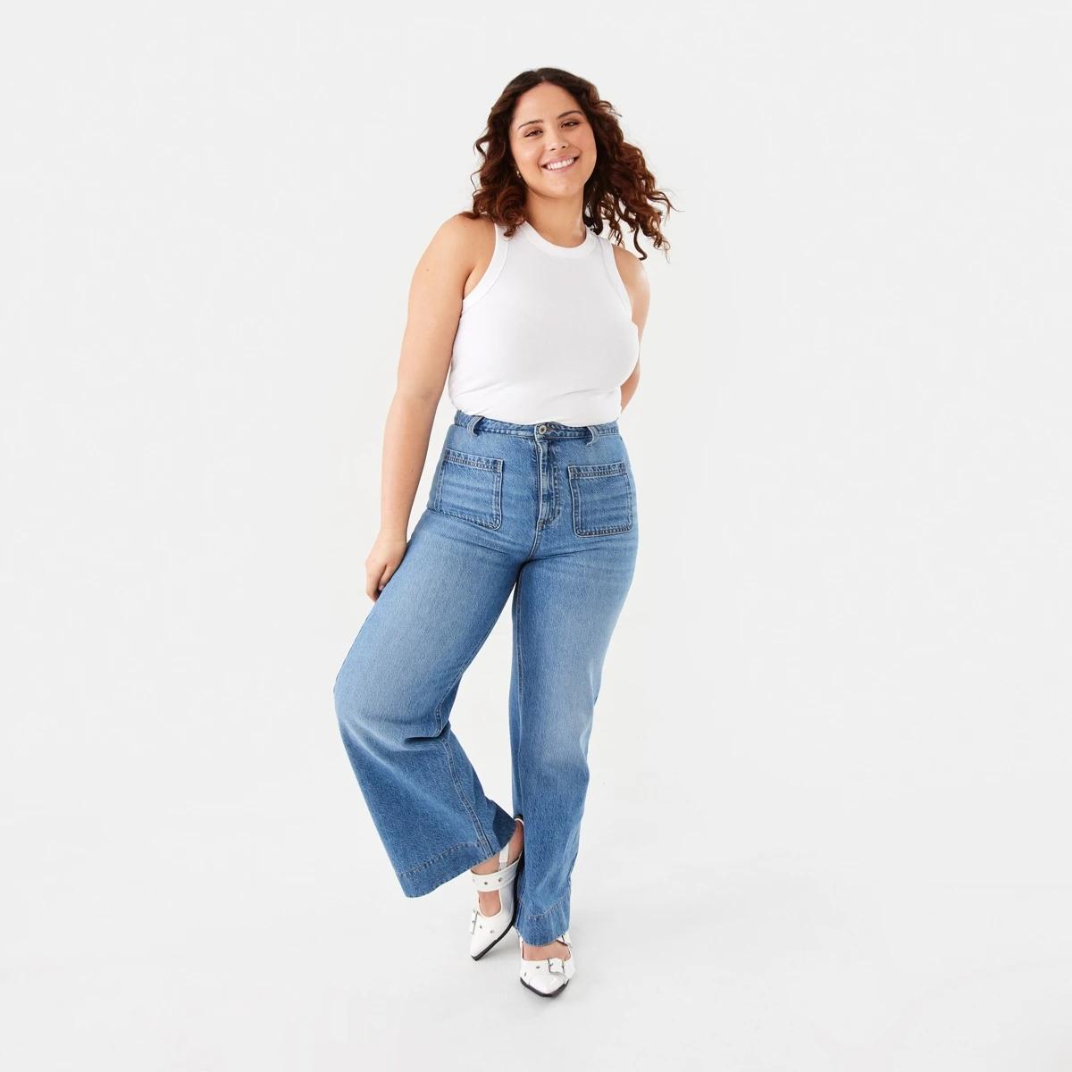 3 Sleeveless Rib Tank White, 3 of 8