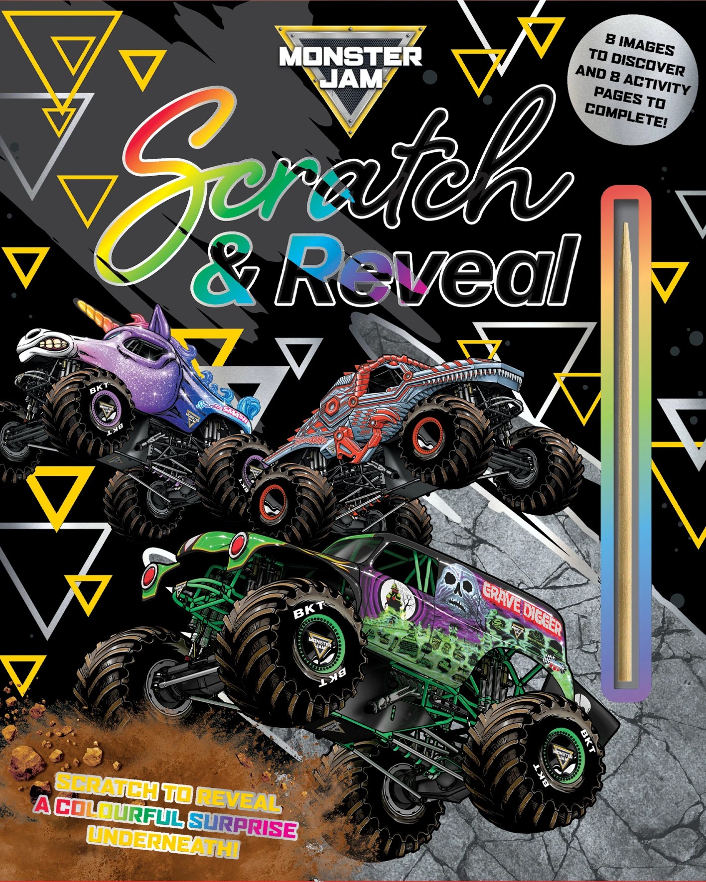 2 Monster Jam: Scratch and Reveal - Book, 2 of 5