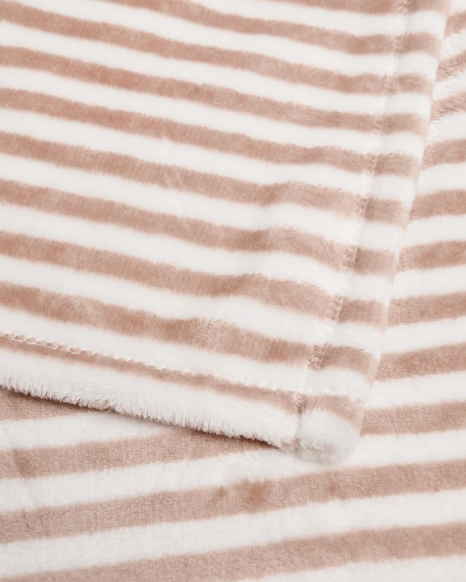 2 Target Ivy Super Soft Stripe Throw
 - Queen Bed
 - Natural, 2 of 3