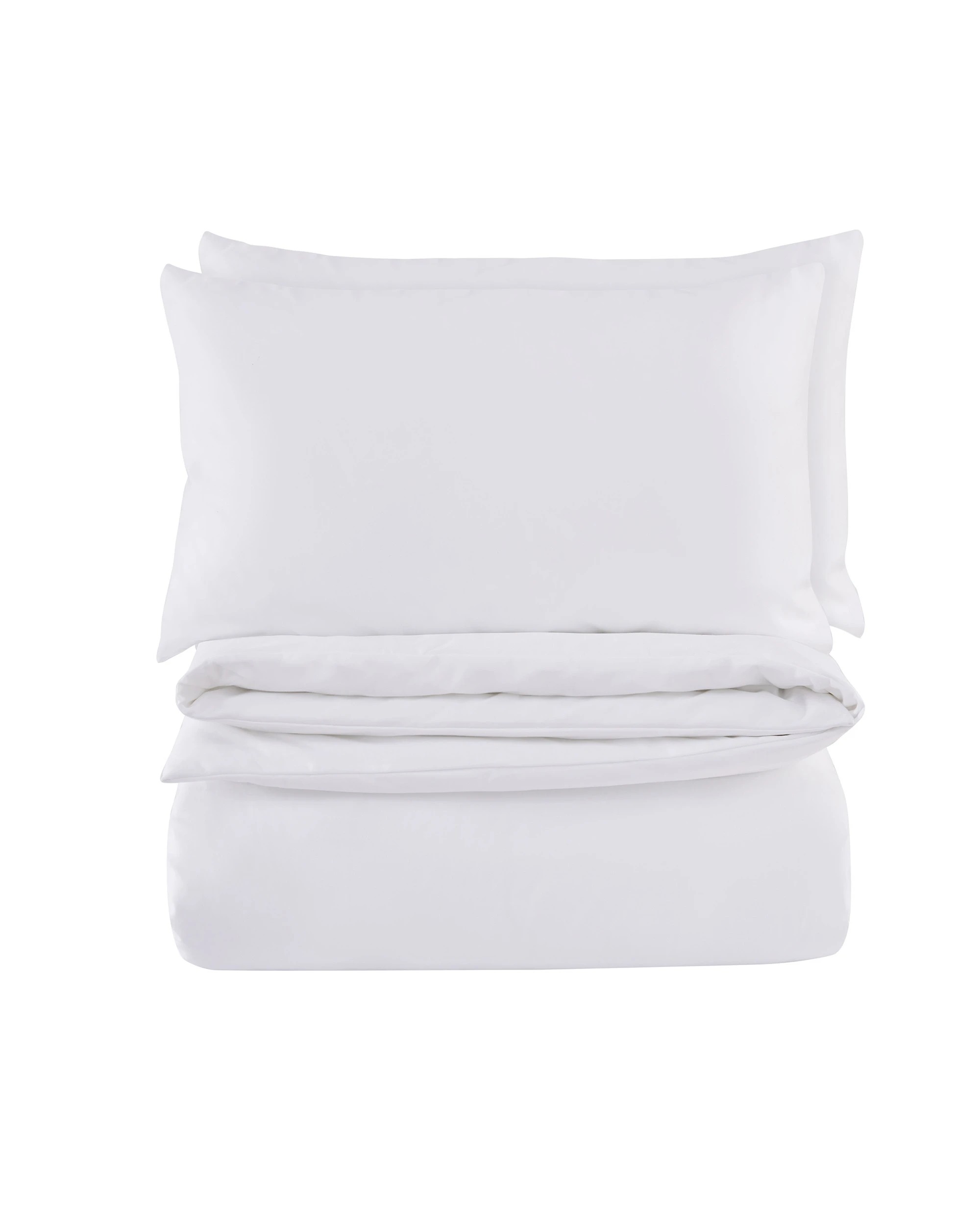 6 Dreamaker 1500TC Cotton Rich Sateen Quilt Cover Set - King Bed - White, 6 of 7