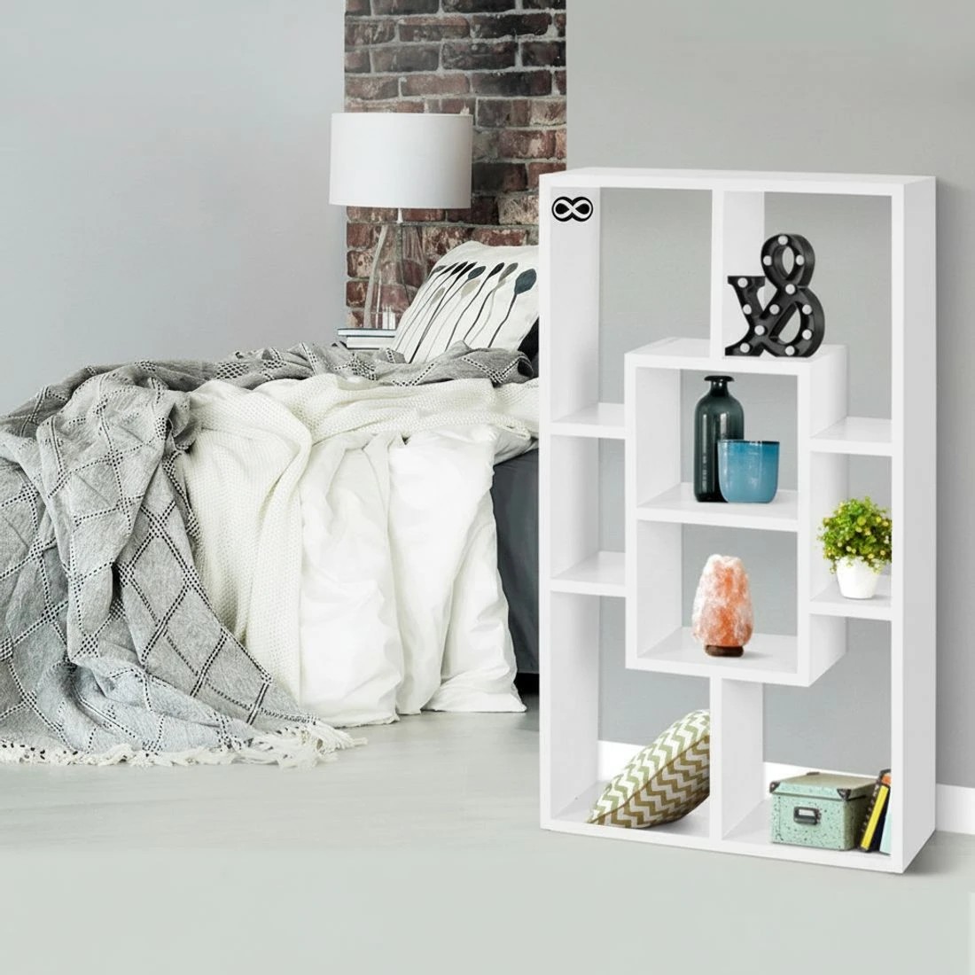 7 Artiss Floating Wall Shelves Bookshelf Display Storage Space Saving Modern Decor Easy Install Sturdy - White, 7 of 7