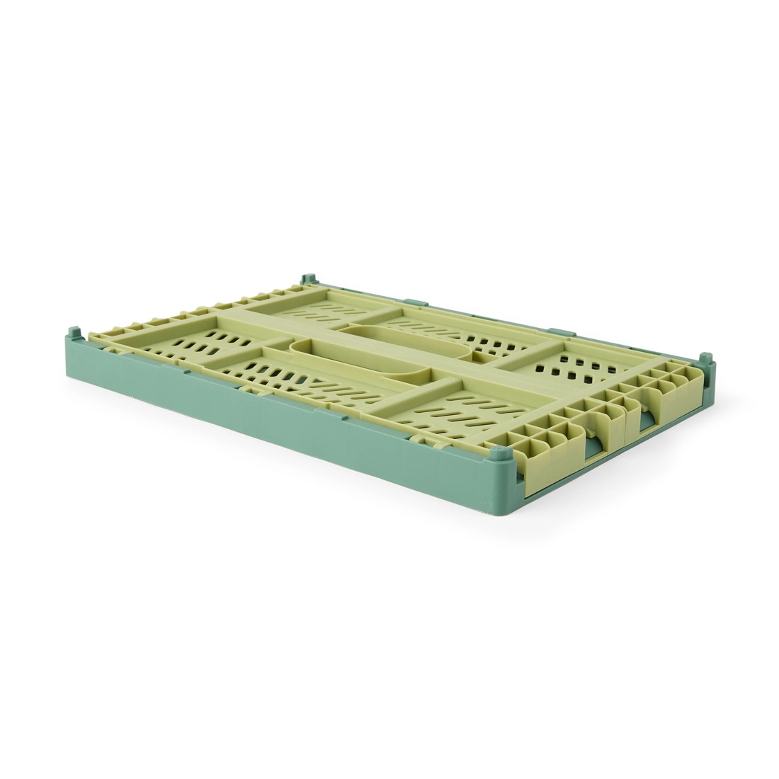 7 5L Collapsible Crate - Small, Green, 7 of 8