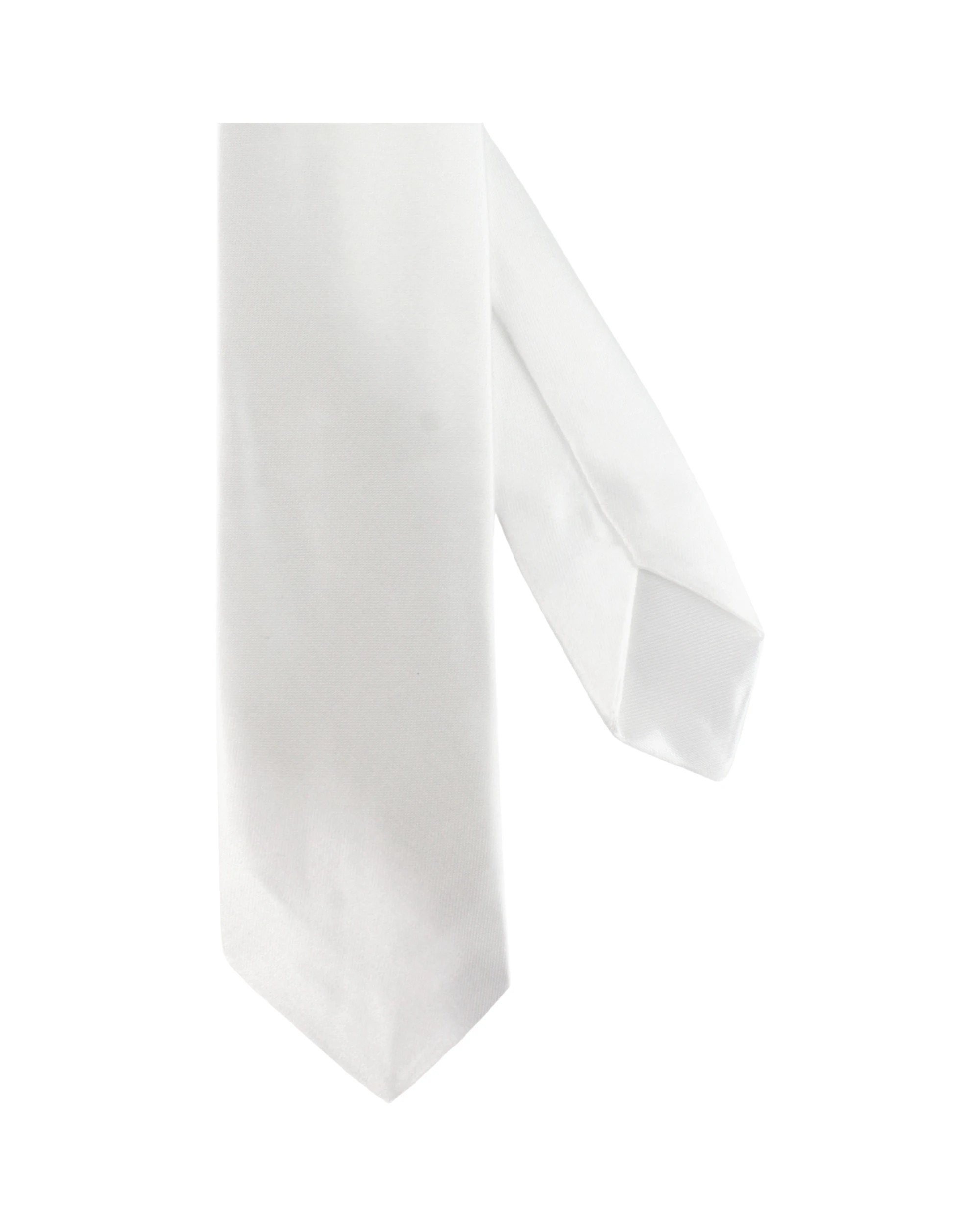 1 JD Party Slim Satin Tie - One Size - White, 1 of 1