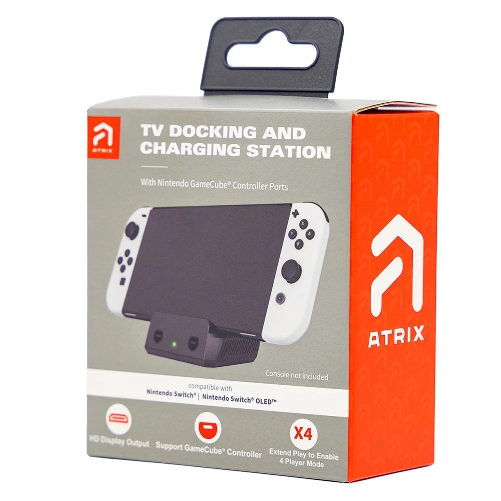 3 Atrix - TV Docking & Charging Station for Nintendo Switch & Nintendo Switch OLED, 3 of 4