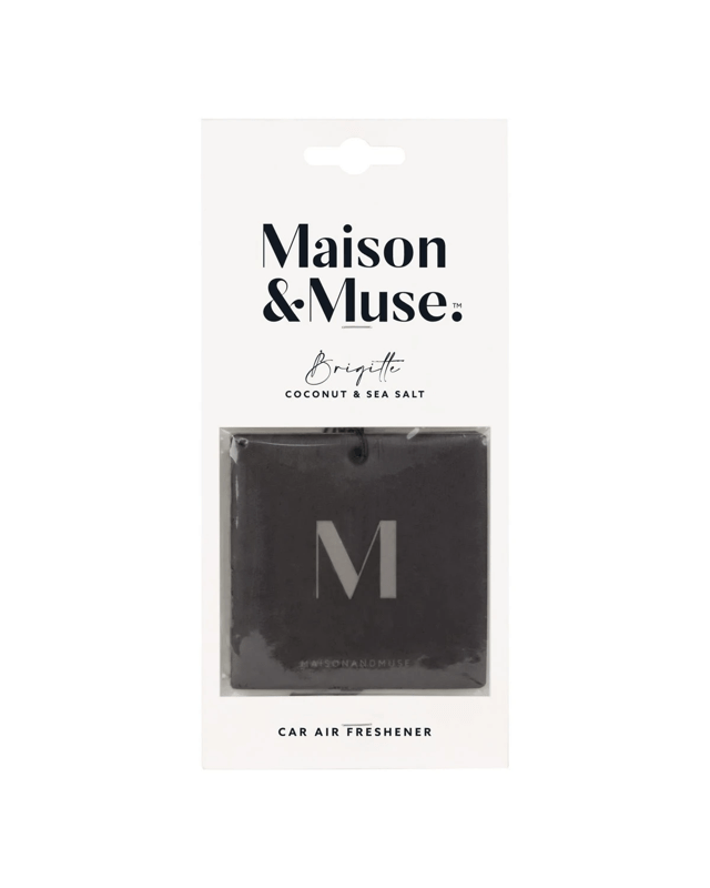 Maison and Muse Brigitte Car Air Freshener - Coconut and Sea 
