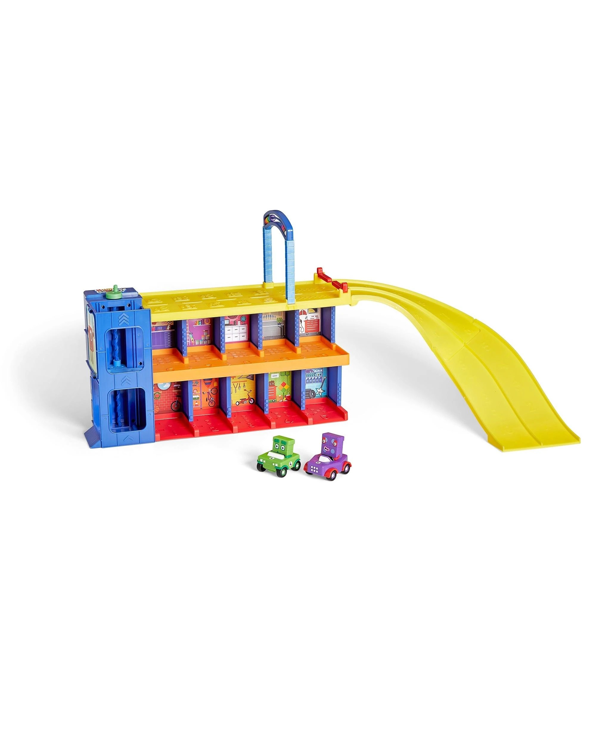 1 Numberblocks Counting Car Garage Playset, 1 of 5