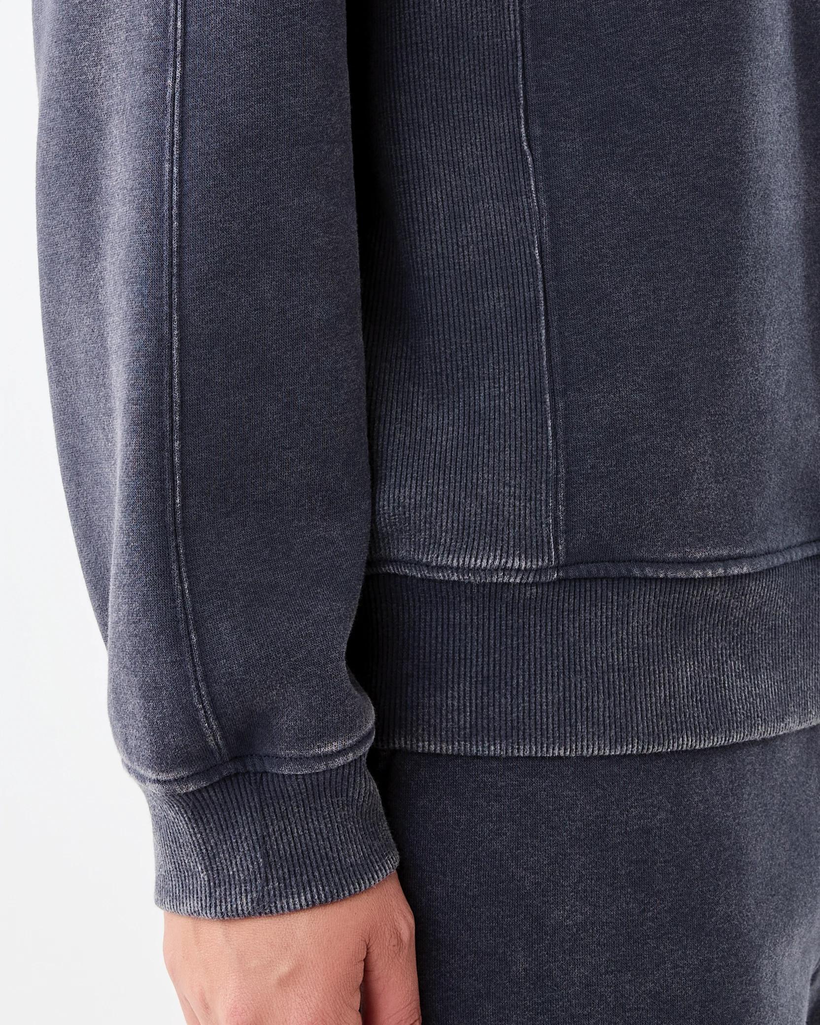 6 Washed Rib Insert Sweatshirt Ody Gry, 6 of 8