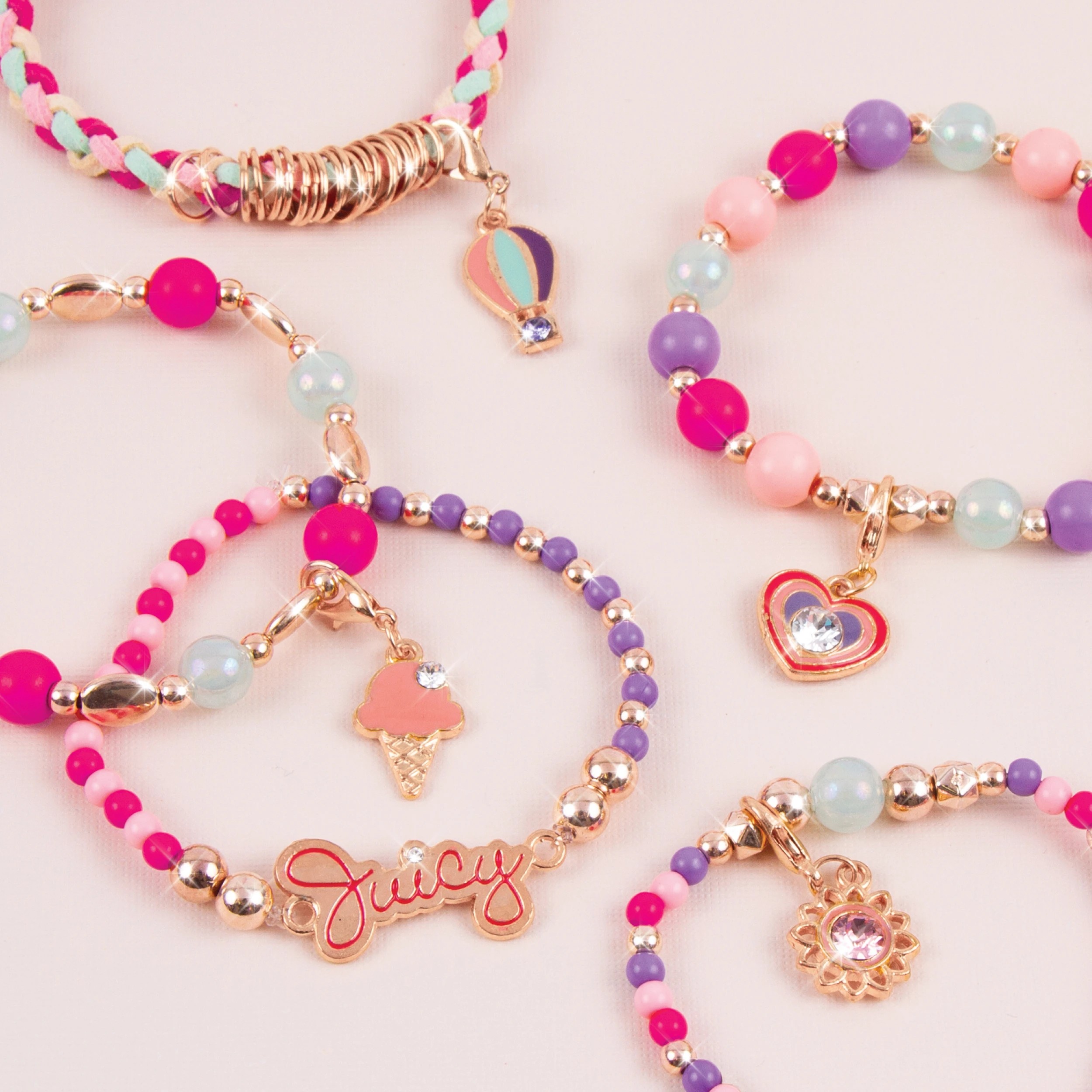 5 Make It Real Mini Juicy Couture Crystal Sunshine Bracelets - Multi, 5 of 6