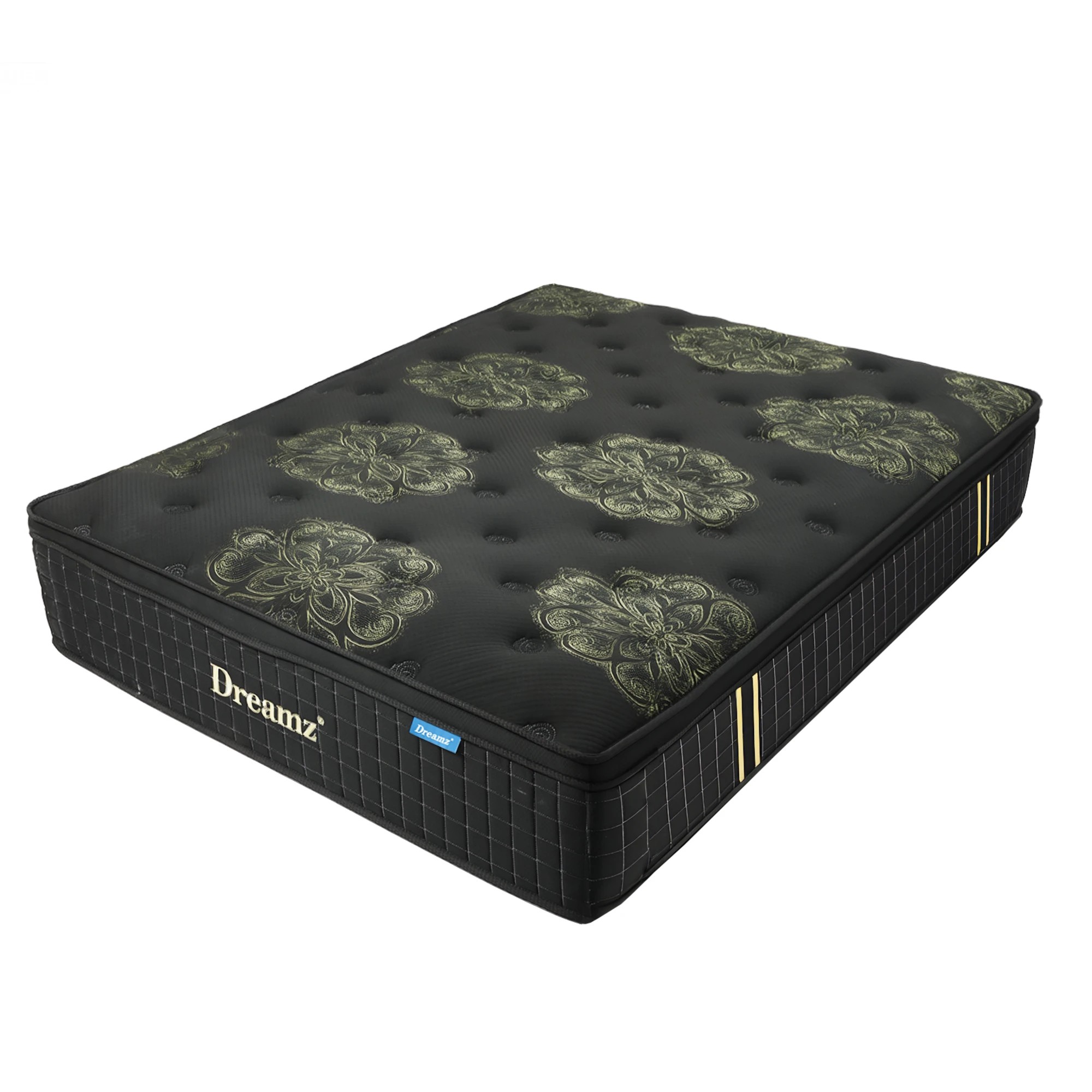 1 Dreamz King Mattress Pocket Spring 34CM Egg Foam Medium Firm Hybrid Comfort Bed - King Bed, 1 of 9