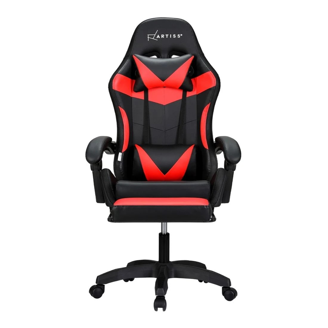 3 Artiss 6 Point Massage Gaming Office Chair 7 LED Footrest - Multi, 3 of 6