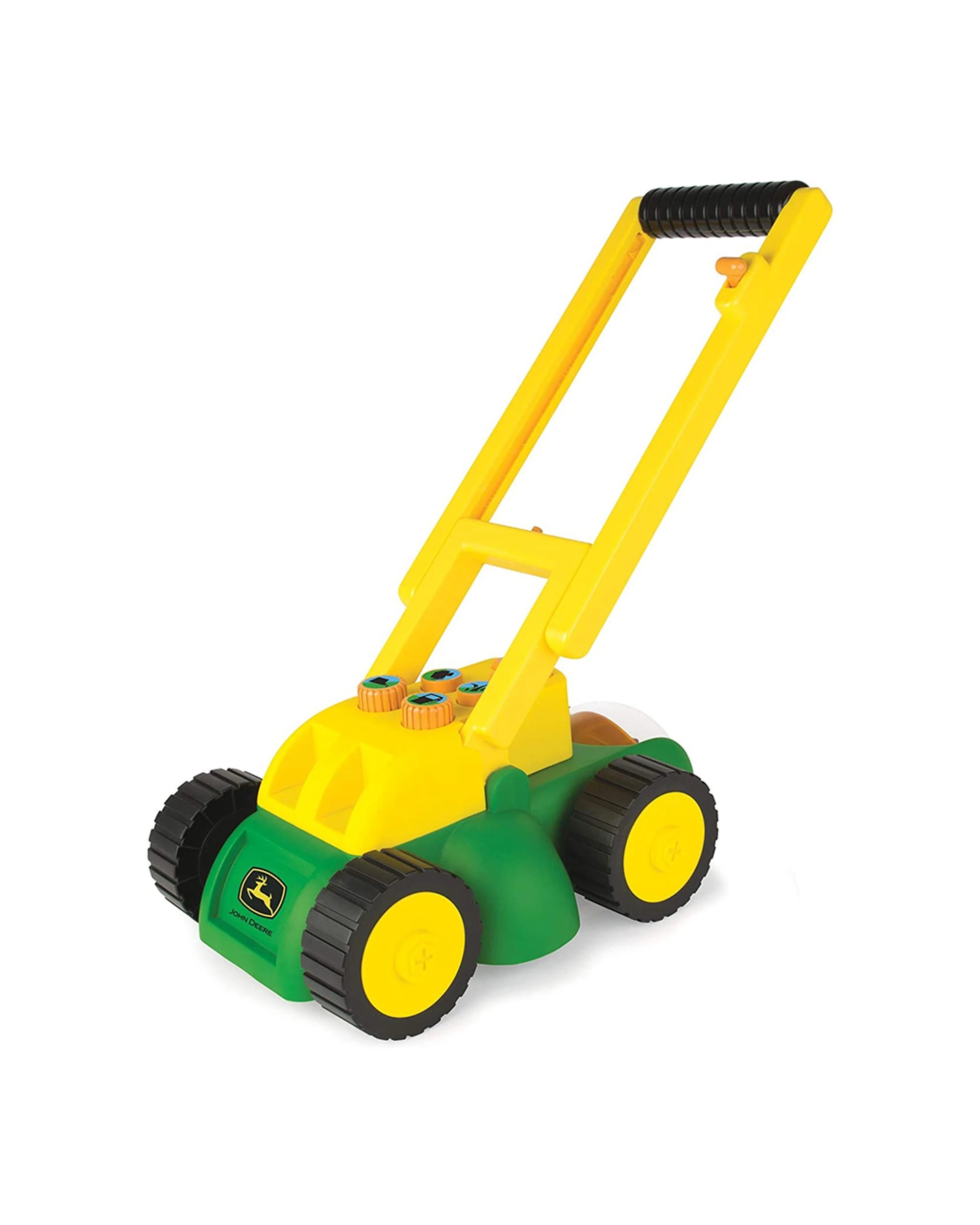 2 John Deere Kids Lawn Mower Toy With Sound Effects And Fold-down Handle - Green, 2 of 4