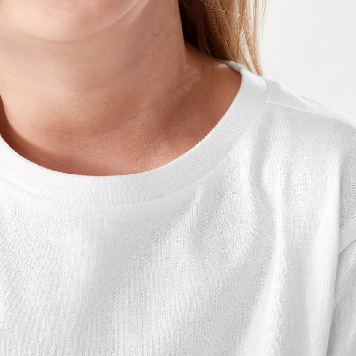 4 Long Sleeve Plain T-shirt White, 4 of 8