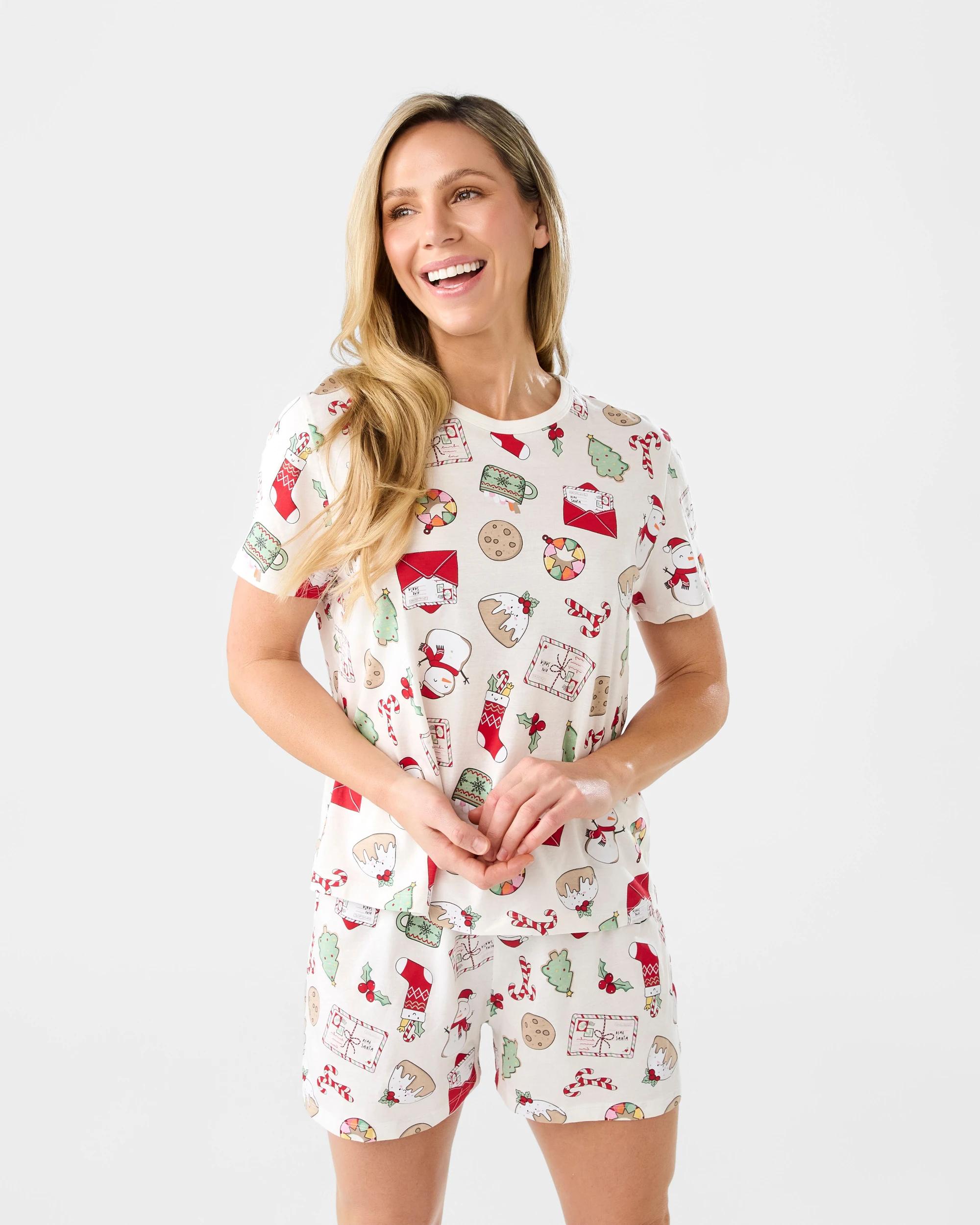 1 Family Matching Christmas Icons Wishing Tree Womens Pyjama Set Xmas Icons, 1 of 9