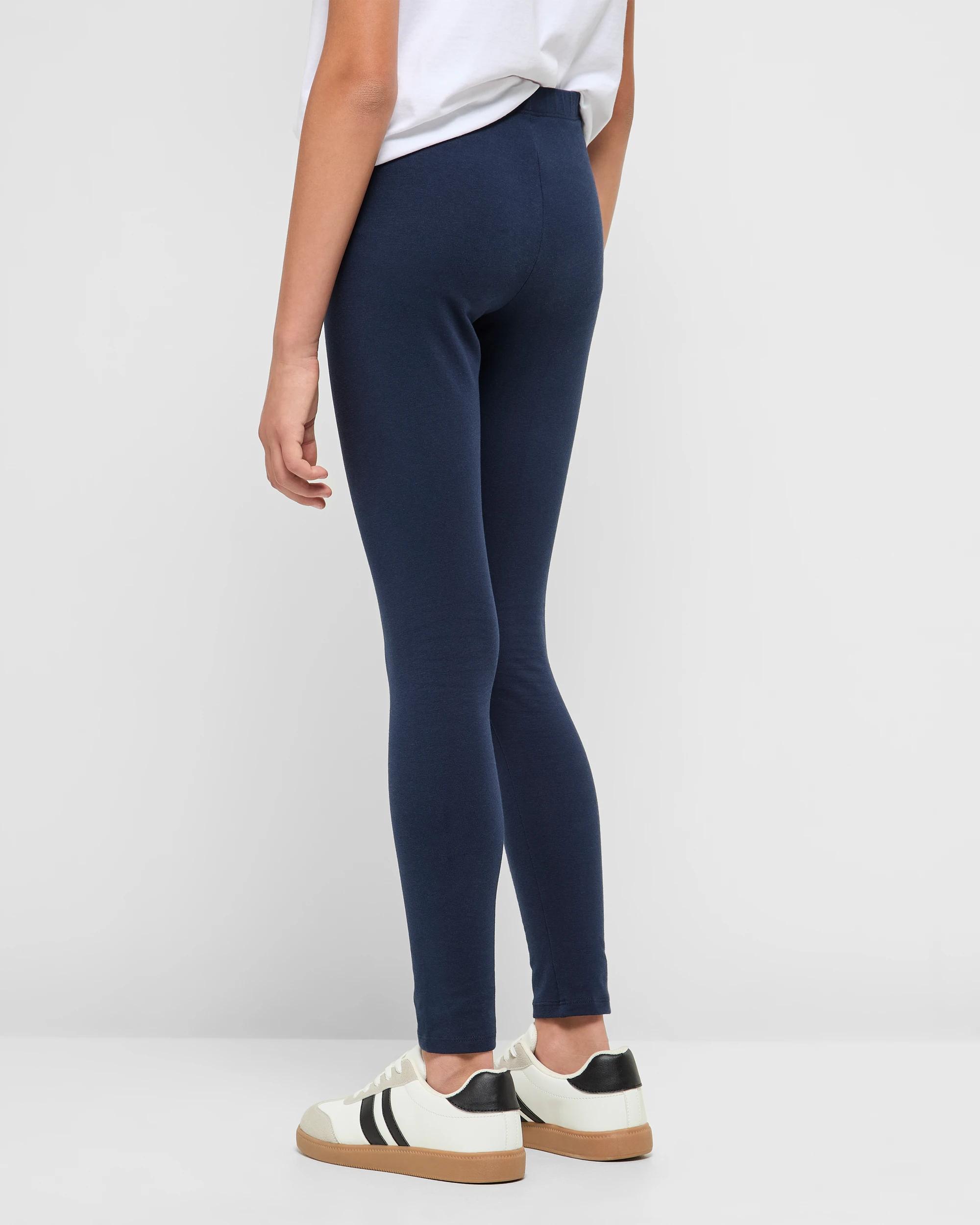 3 Target Australian Cotton Basic Leggings NAVY, 3 of 5