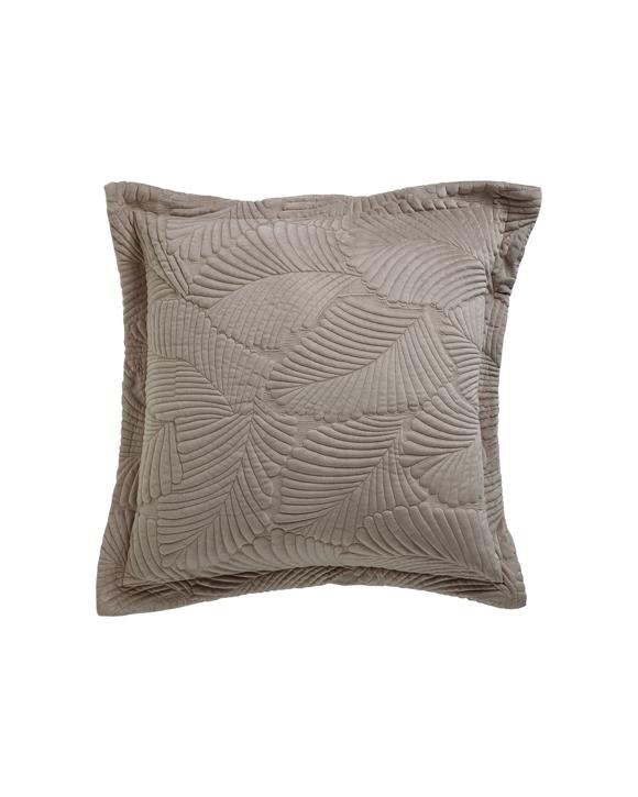 Bianca Kairo Matching European Pillowcase 65x65cm Champagne - Brown