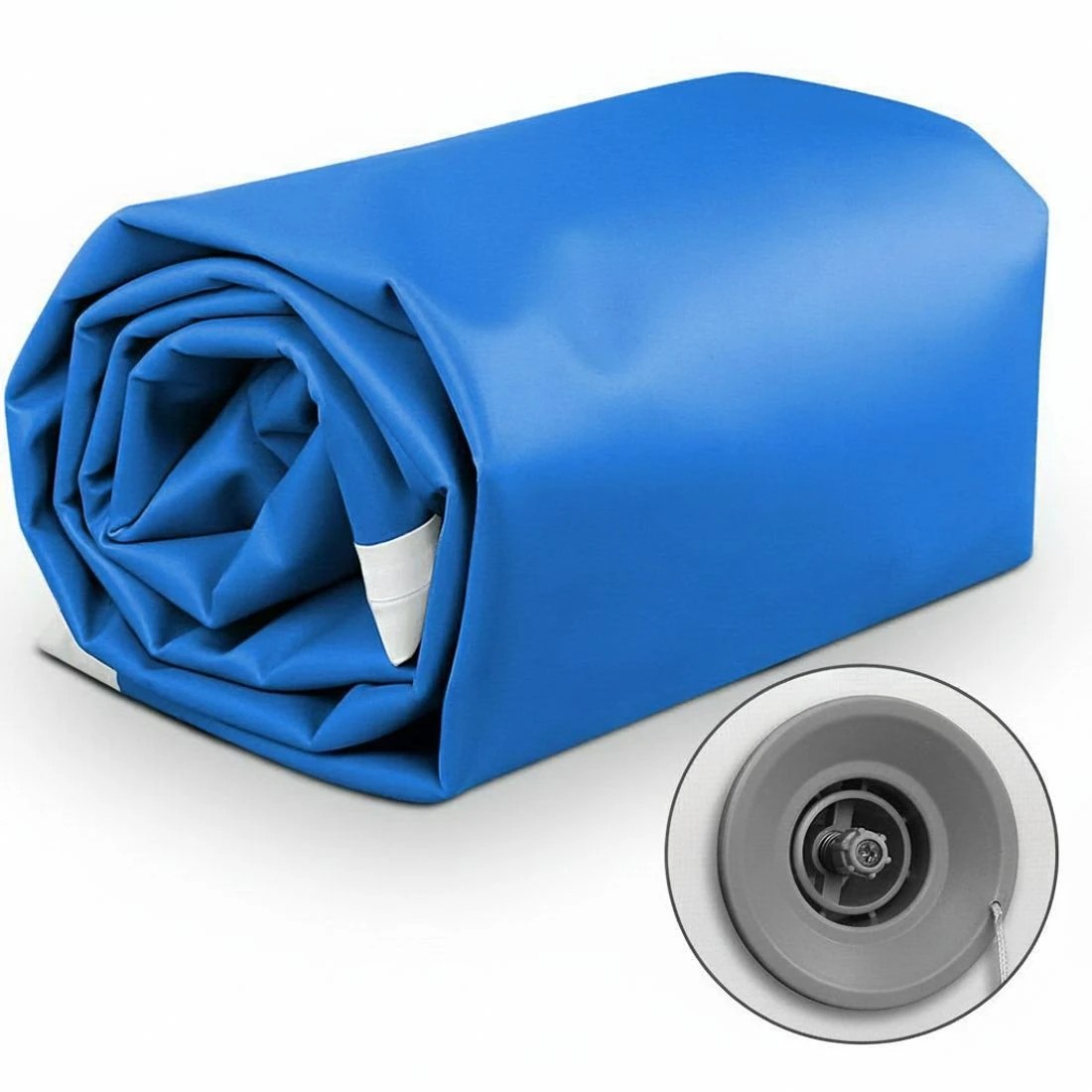 9 Everfit 6M Air Track Gymnastics Tumbling Exercise Cheerleading Mat Inflatable - Blue, 9 of 9