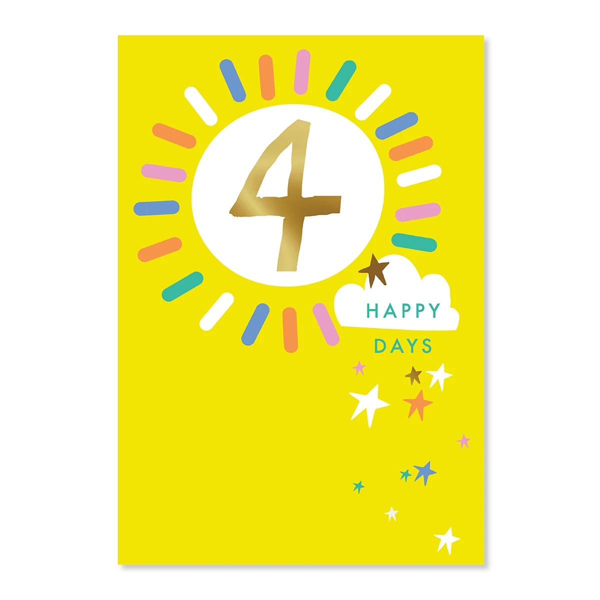 3 Connections from Hallmark 4th Birthday Card - Happy Days, 3 of 3