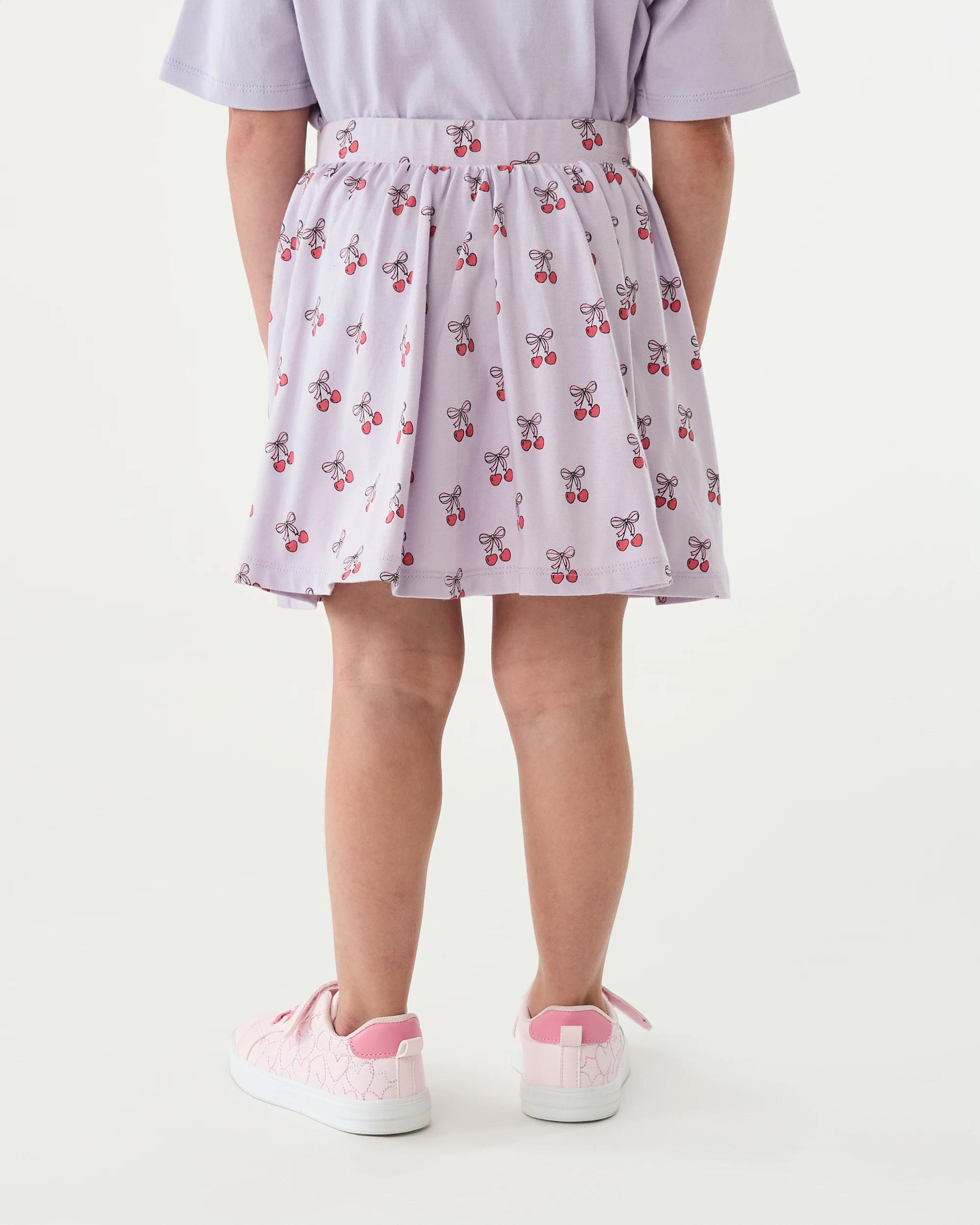 2 Printed Skort Prpl Chery, 2 of 6