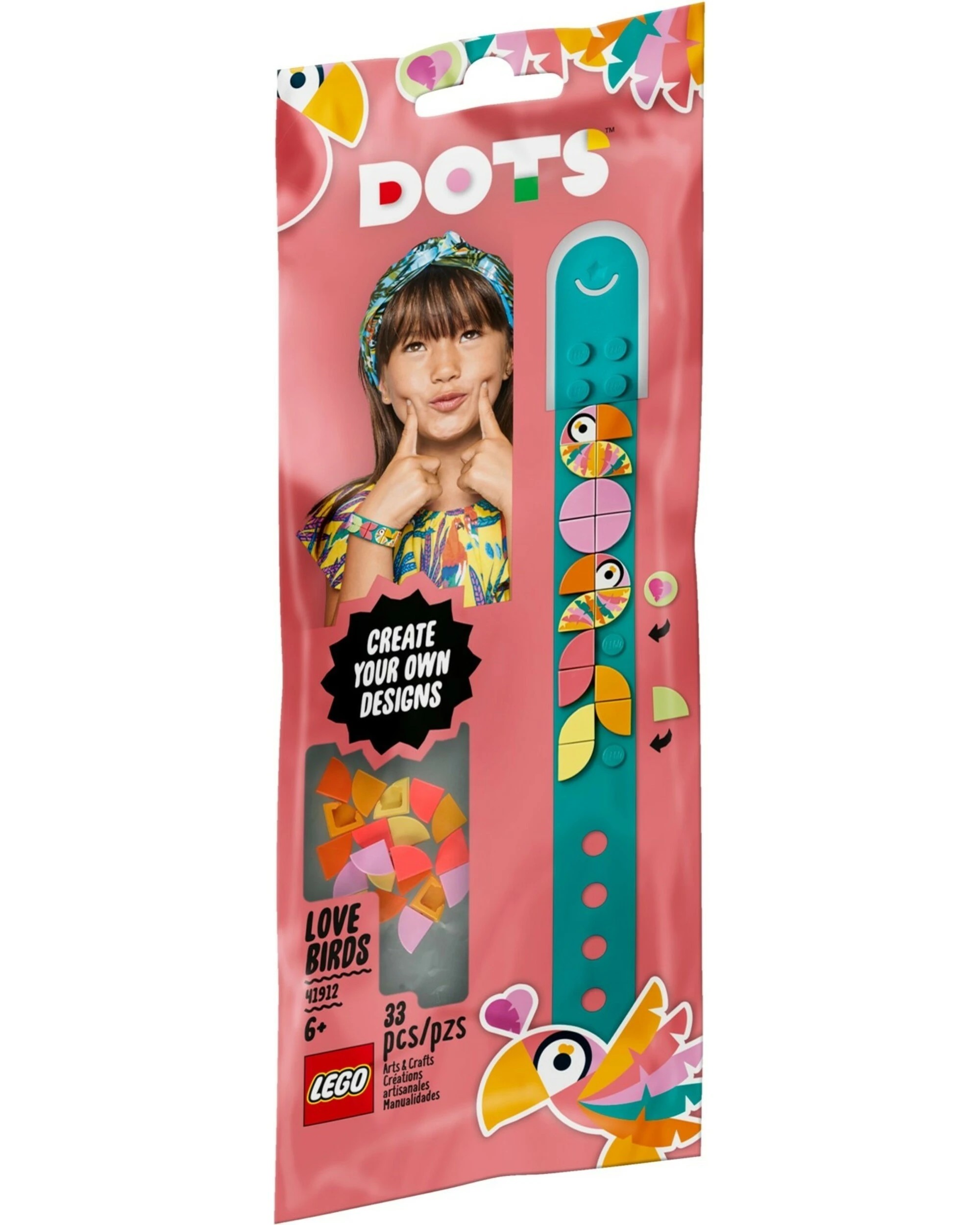 1 LEGO 41912 Love Birds Bracelet - DIY Kids' Jewelry Making Kit, 1 of 1