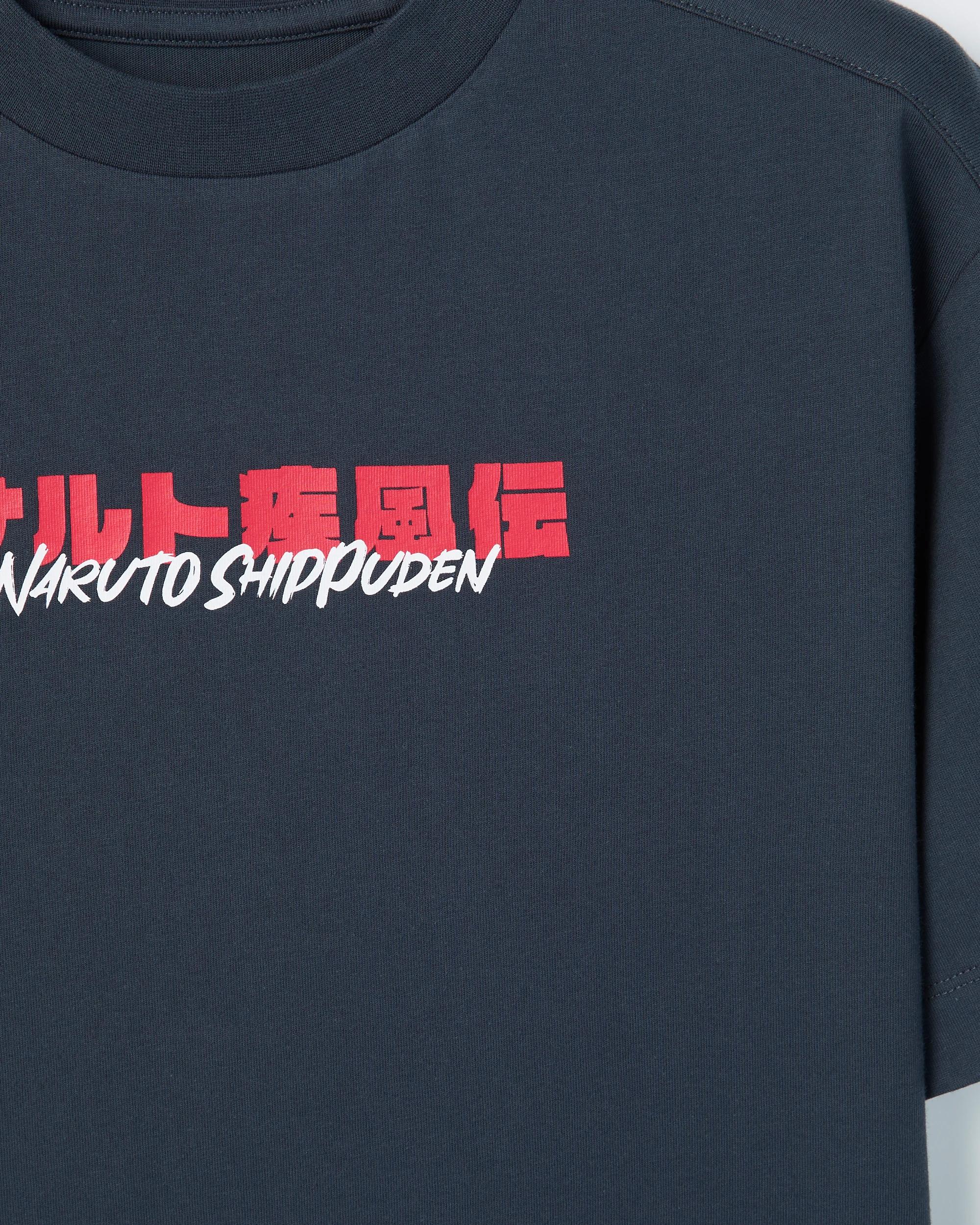 6 Naruto Oversized Printed T-Shirt CHARCOAL, 6 of 7